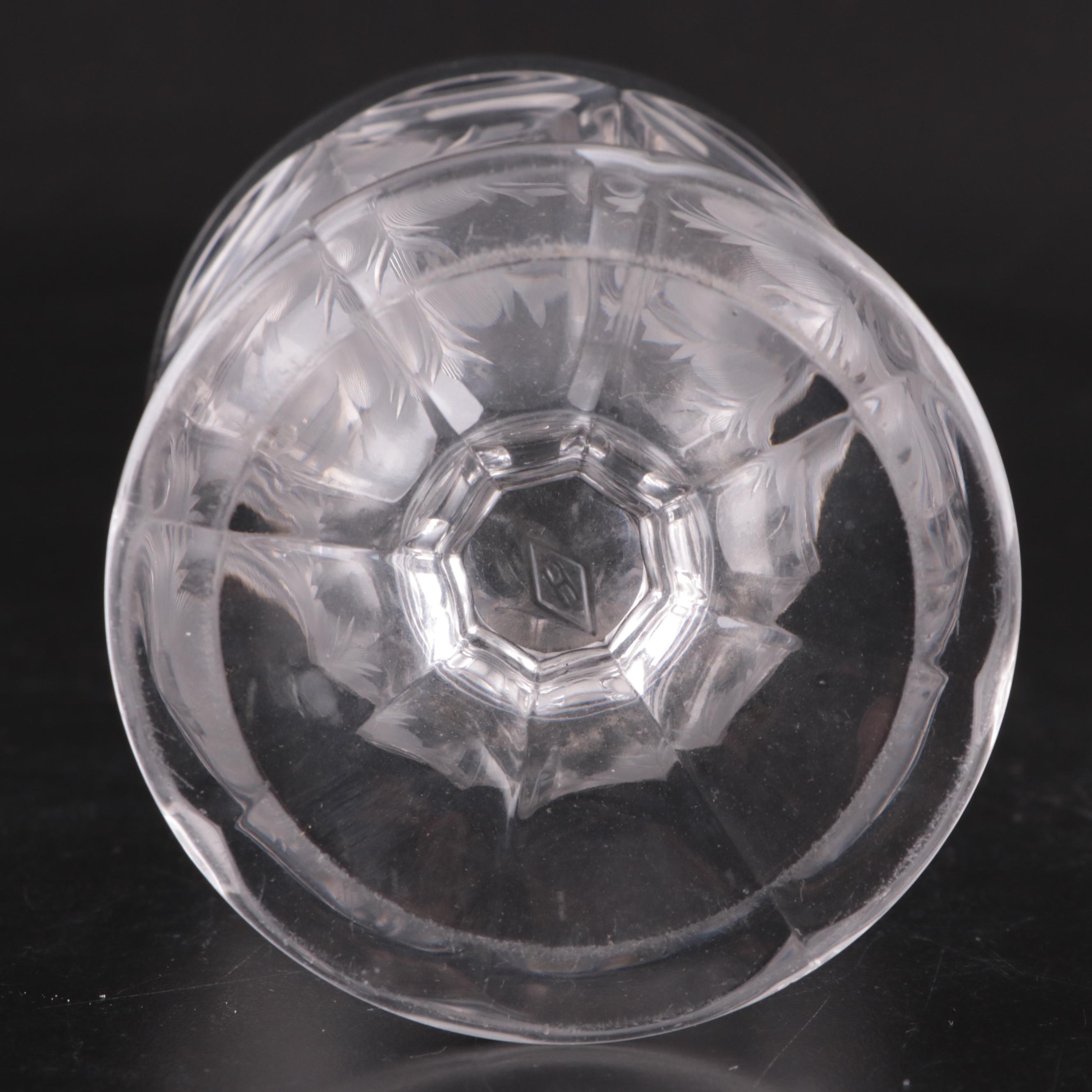 Tilt Ball Glass Pitcher with Fostoria "American Clear" Glass Pitcher and More