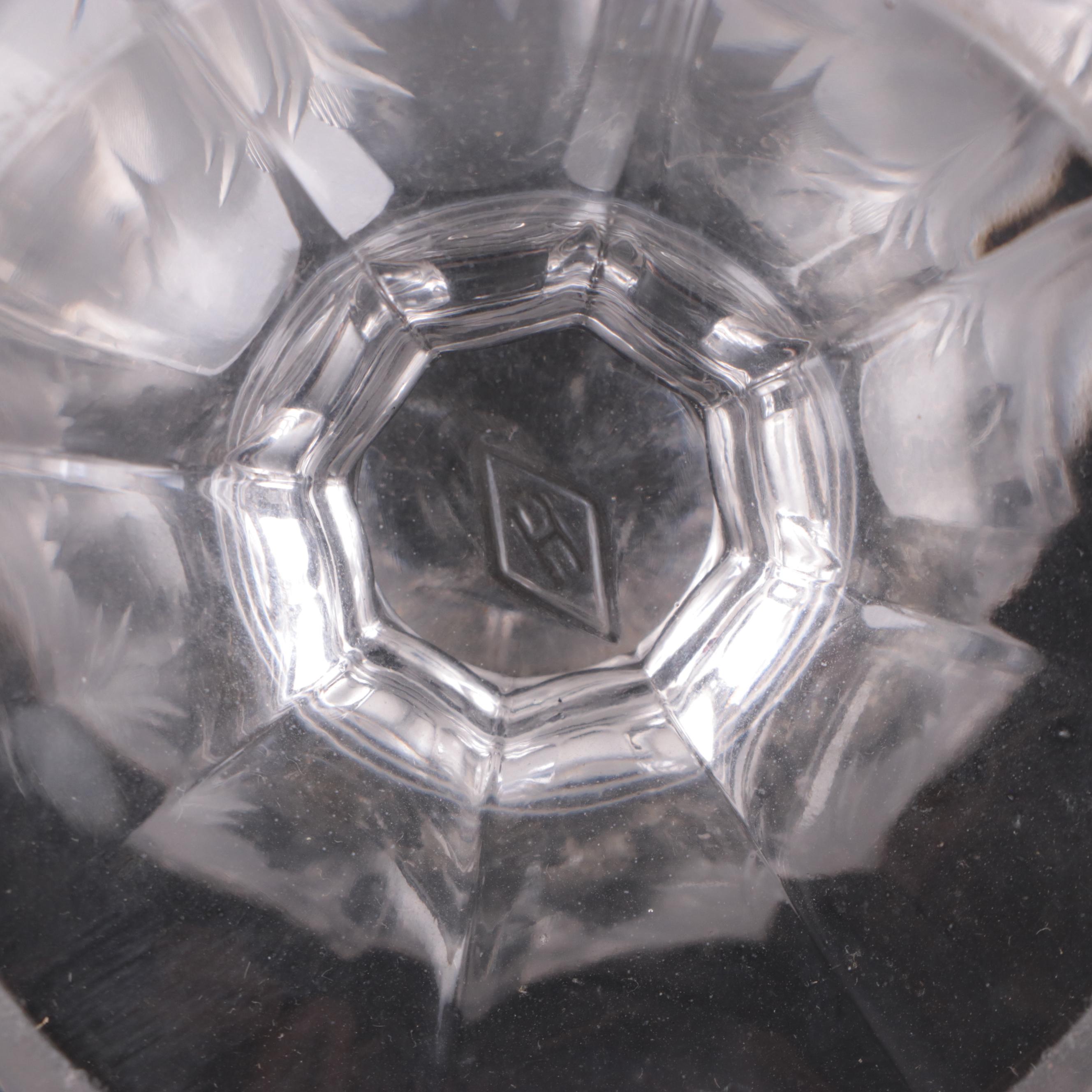 Tilt Ball Glass Pitcher with Fostoria "American Clear" Glass Pitcher and More