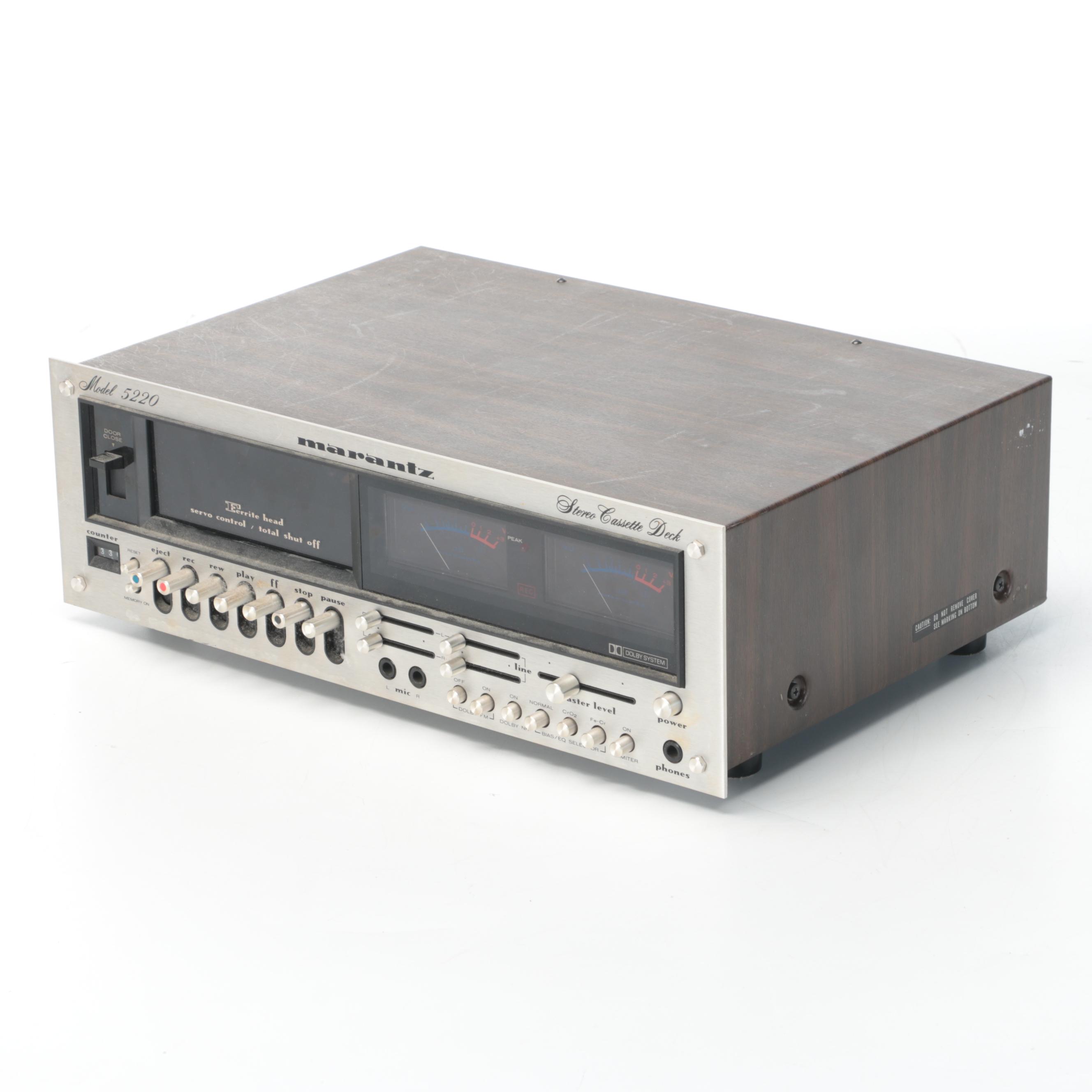 Marantz 5220 Stereo Cassette Deck, 1970s