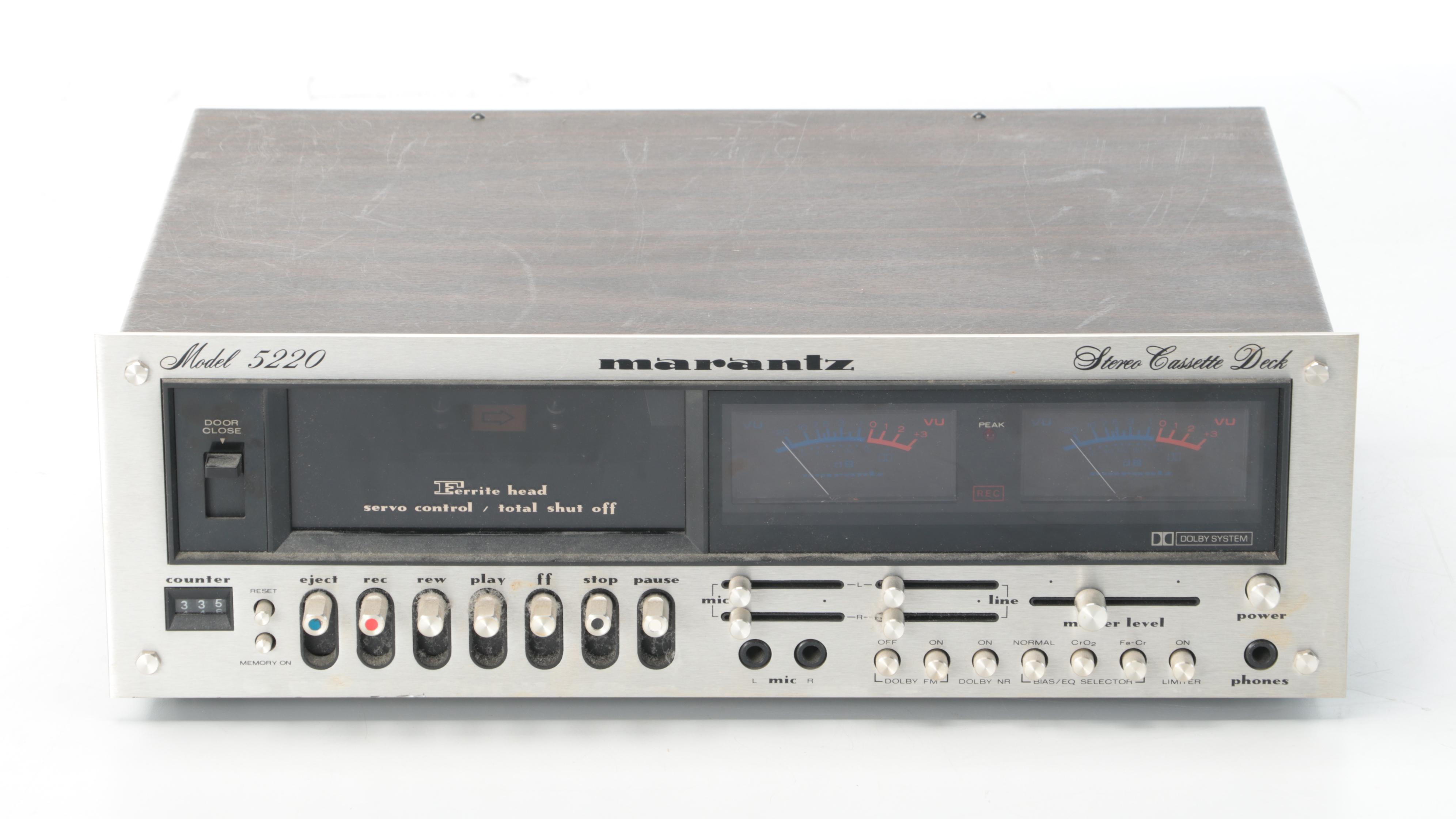 Marantz 5220 Stereo Cassette Deck, 1970s
