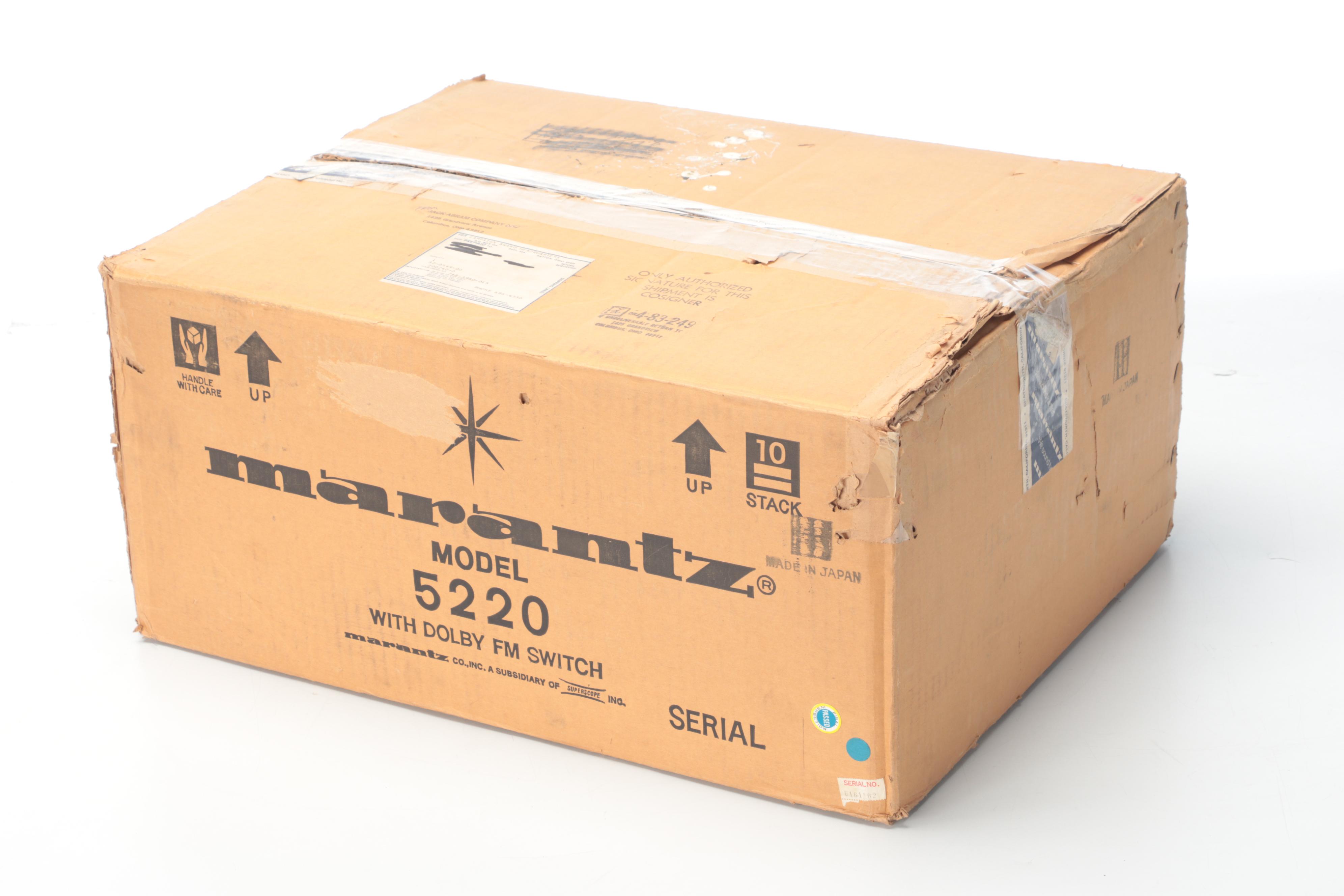 Marantz 5220 Stereo Cassette Deck, 1970s