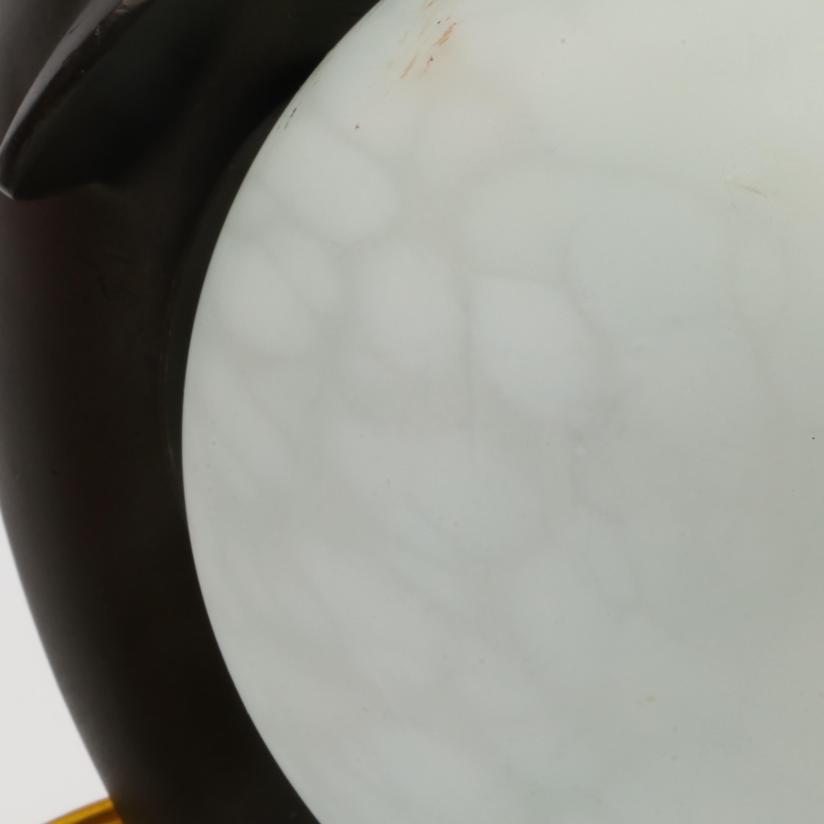 Blown Glass Lighthouse and Dolphin Accent Lamps