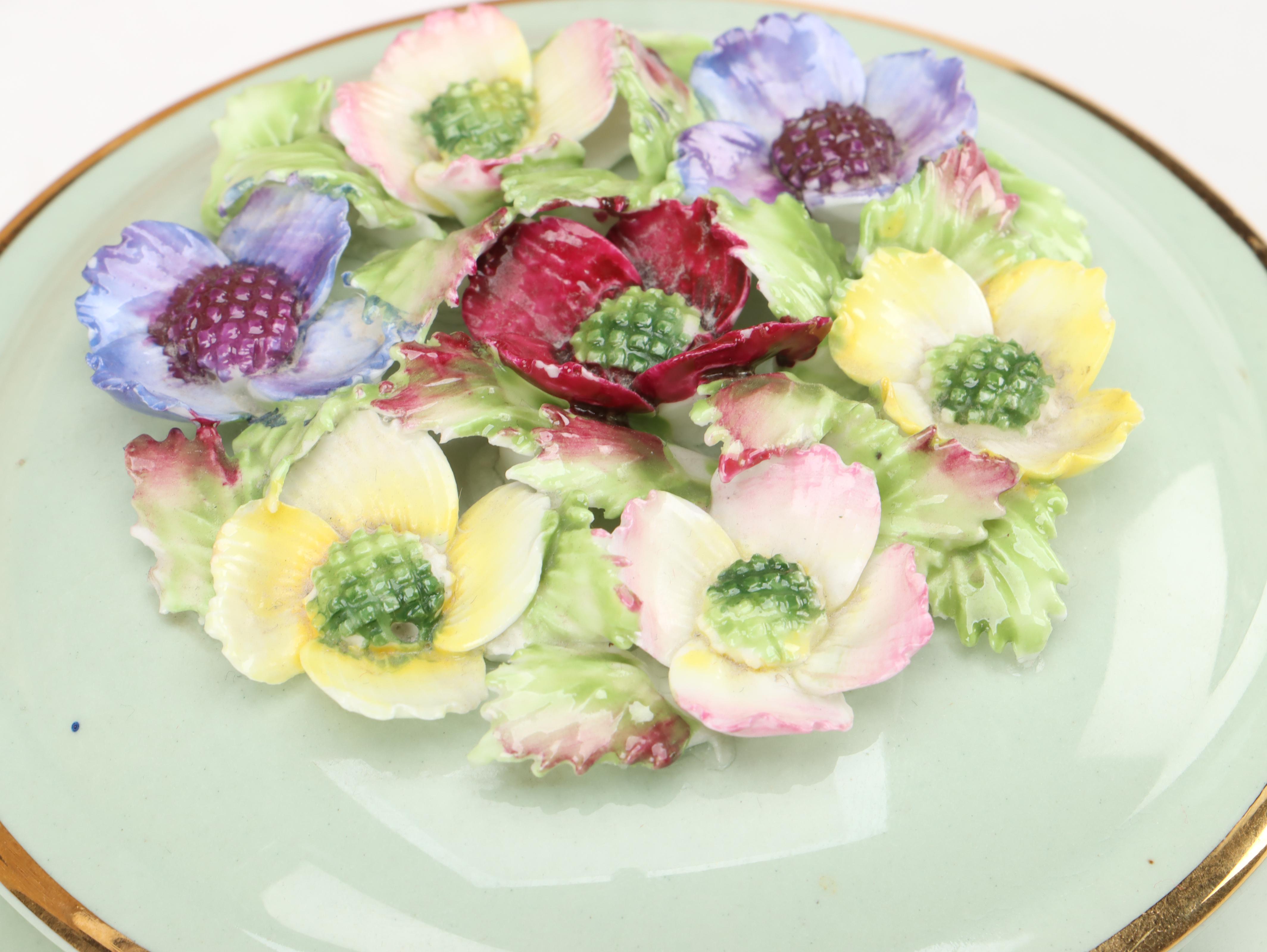 Royal Adderley Floral Motif Bone China Trinket Box and More