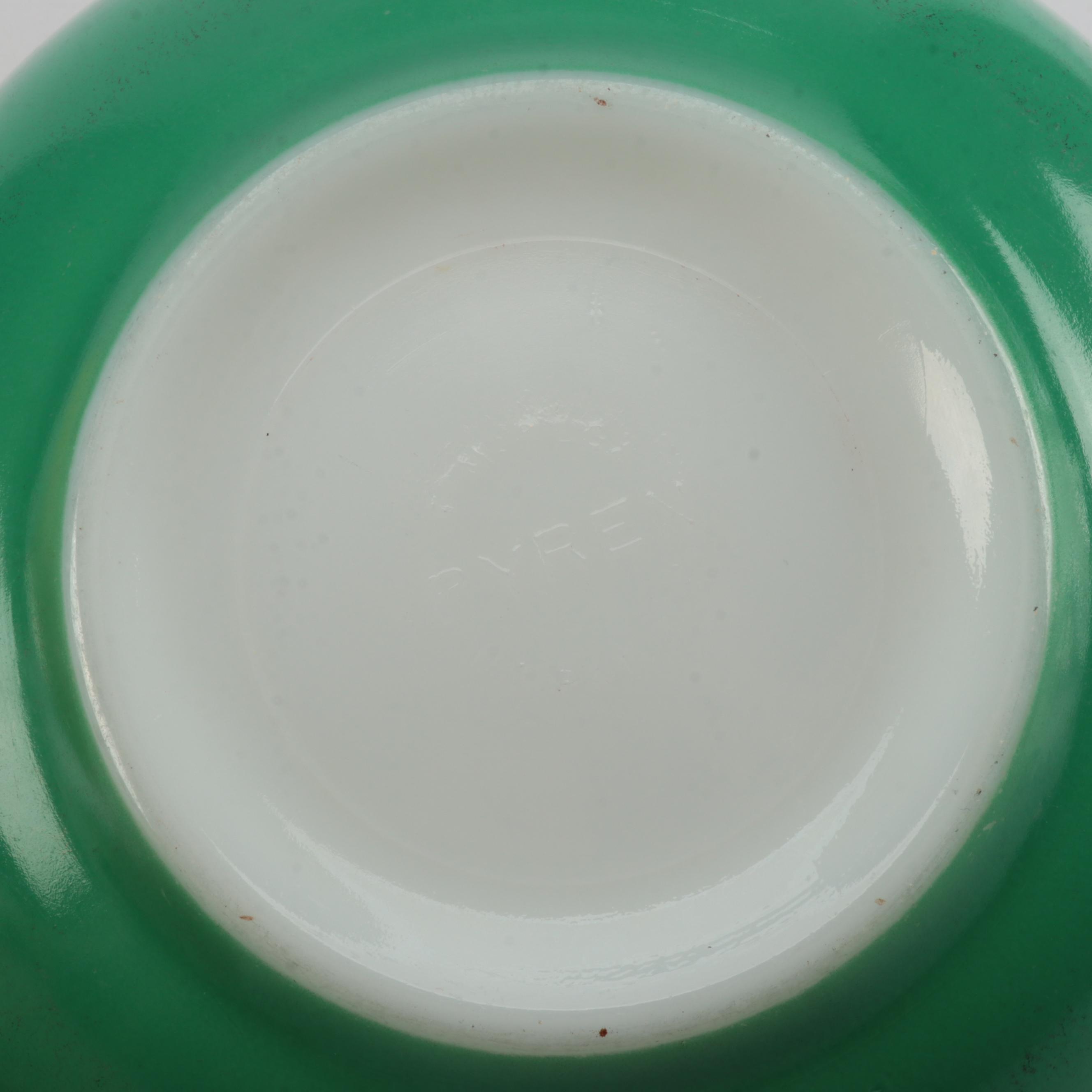 Pyrex Verde Square Flowers 474 and Other Dishware, 1970s-Present