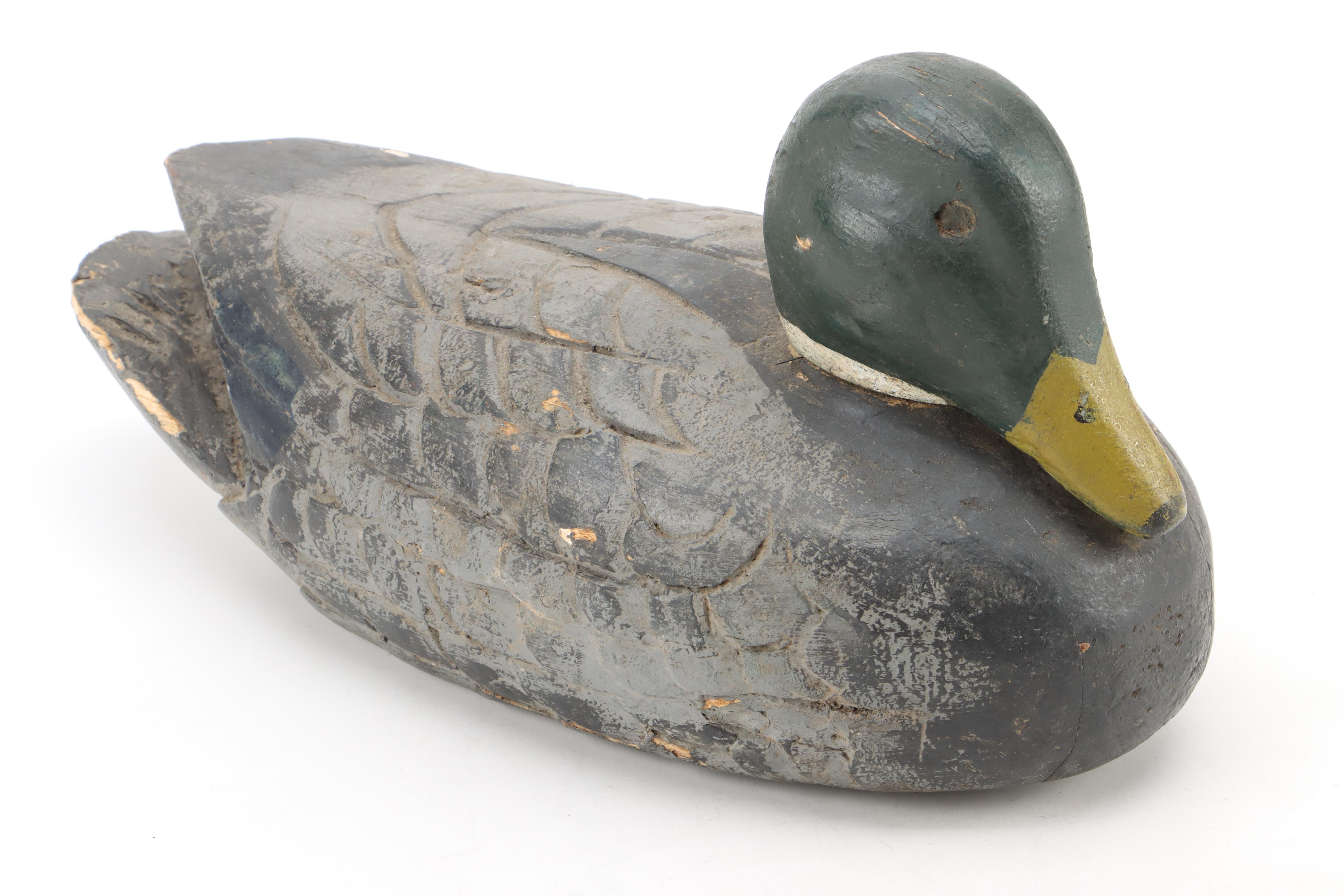 Folk Art Painted and Carved Duck Decoys