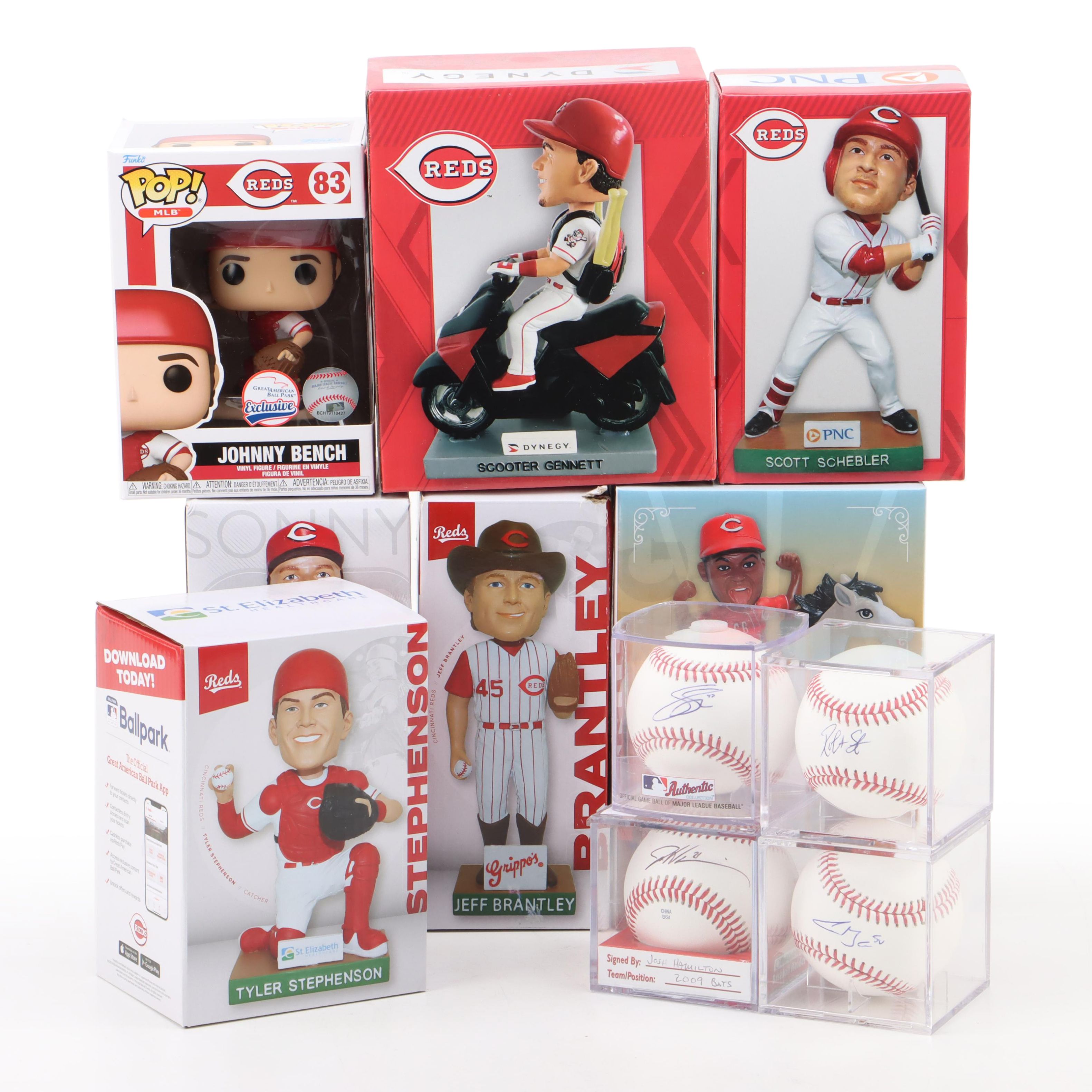 Cincinnati Reds Bobbleheads, Signed Baseballs, and More, 21st Century