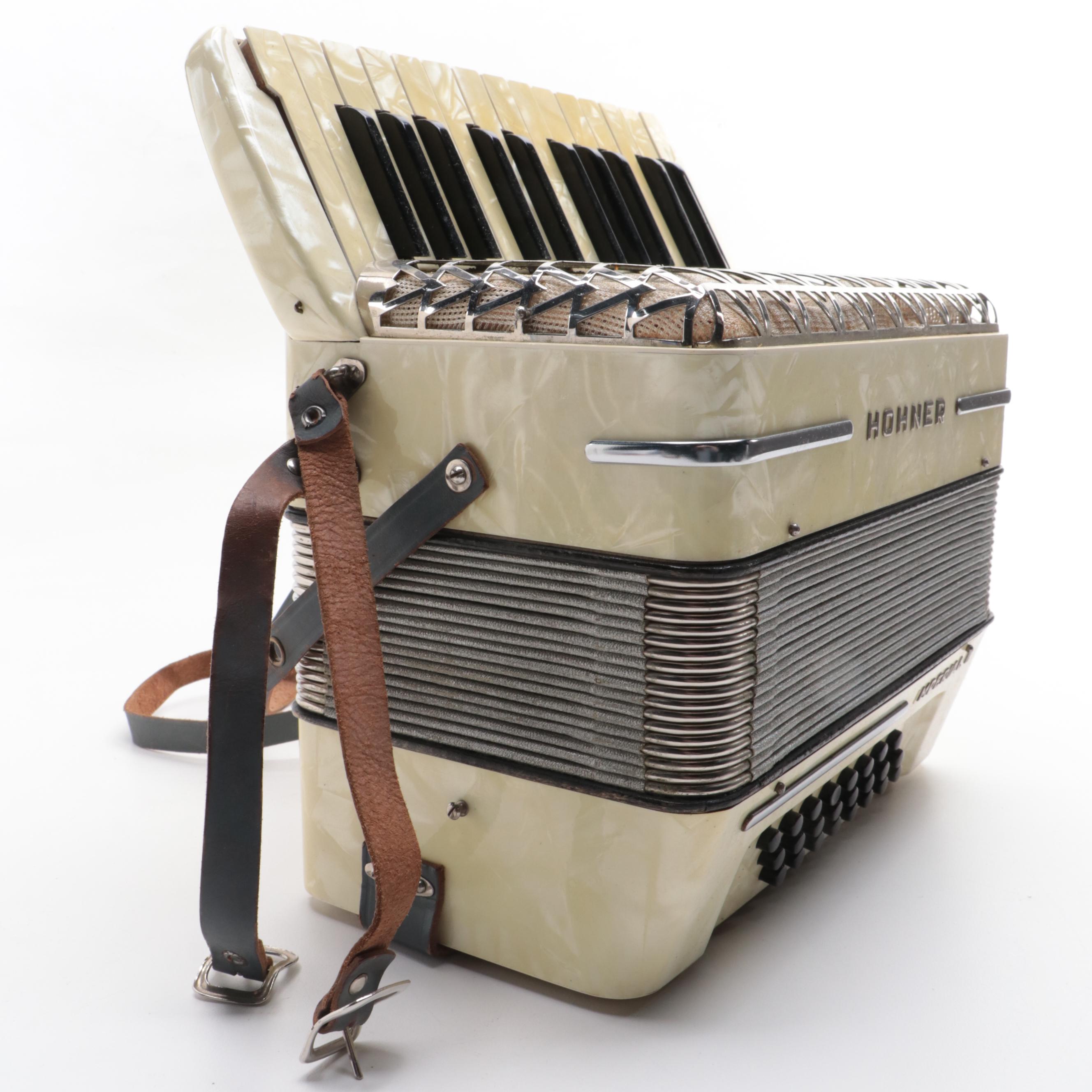 Hohner Imperial II Piano Accordion with Case