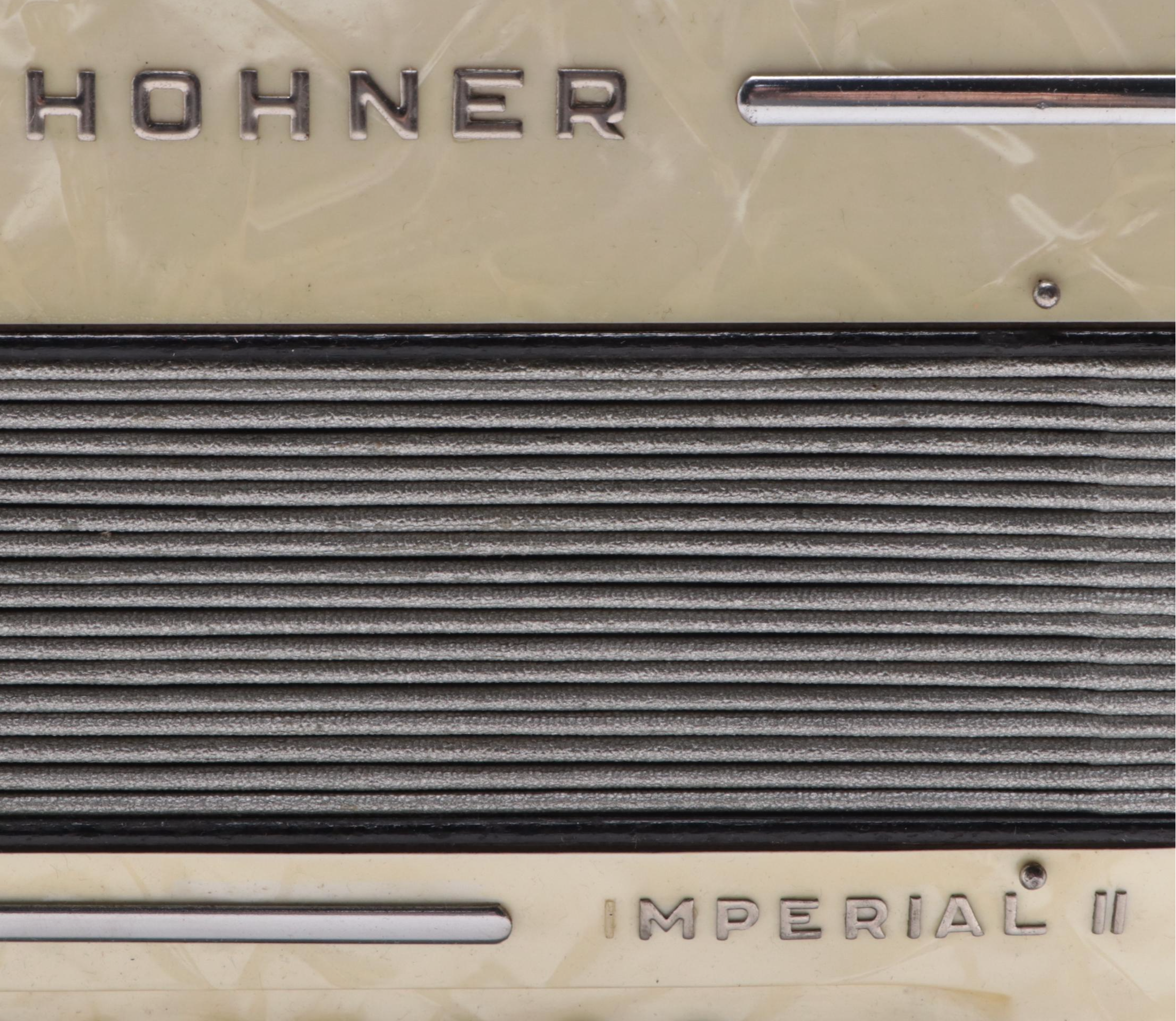 Hohner Imperial II Piano Accordion with Case