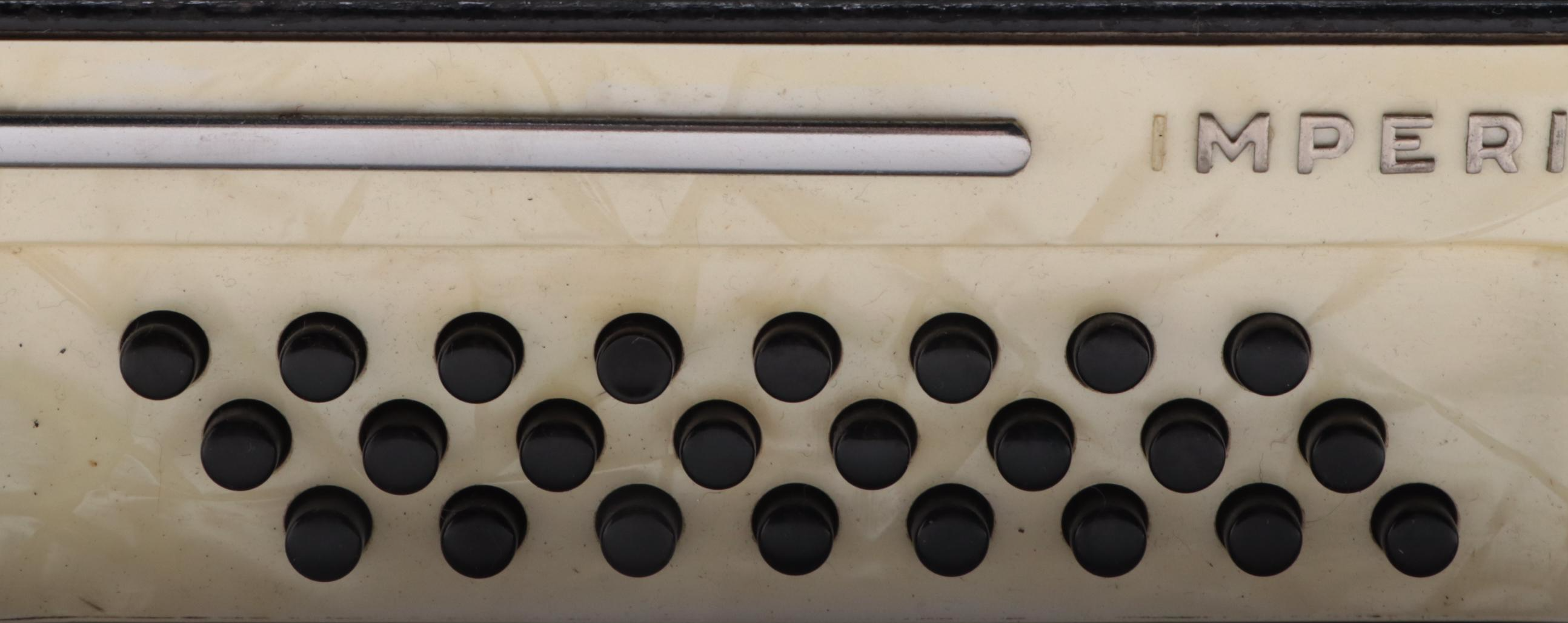 Hohner Imperial II Piano Accordion with Case