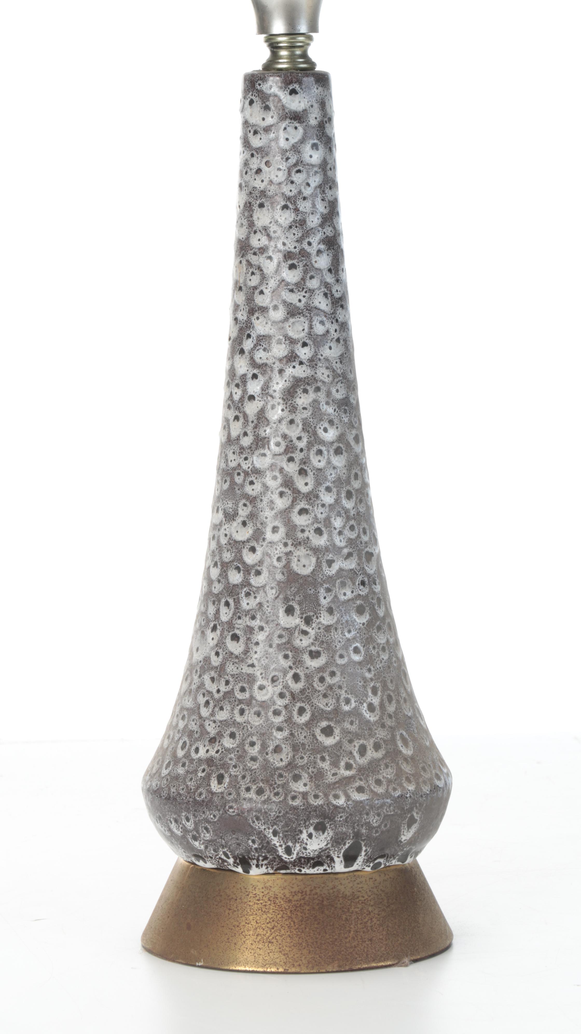 Mid-Century Style Table Lamp With Paper Shade