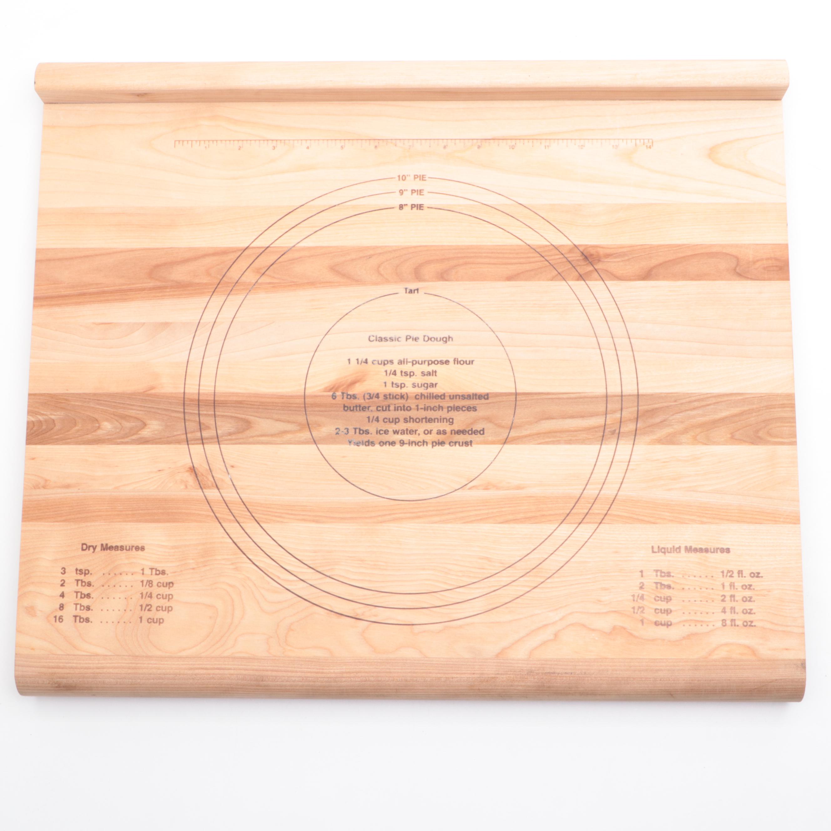 Wood Pastry Dough Board, 21st Century