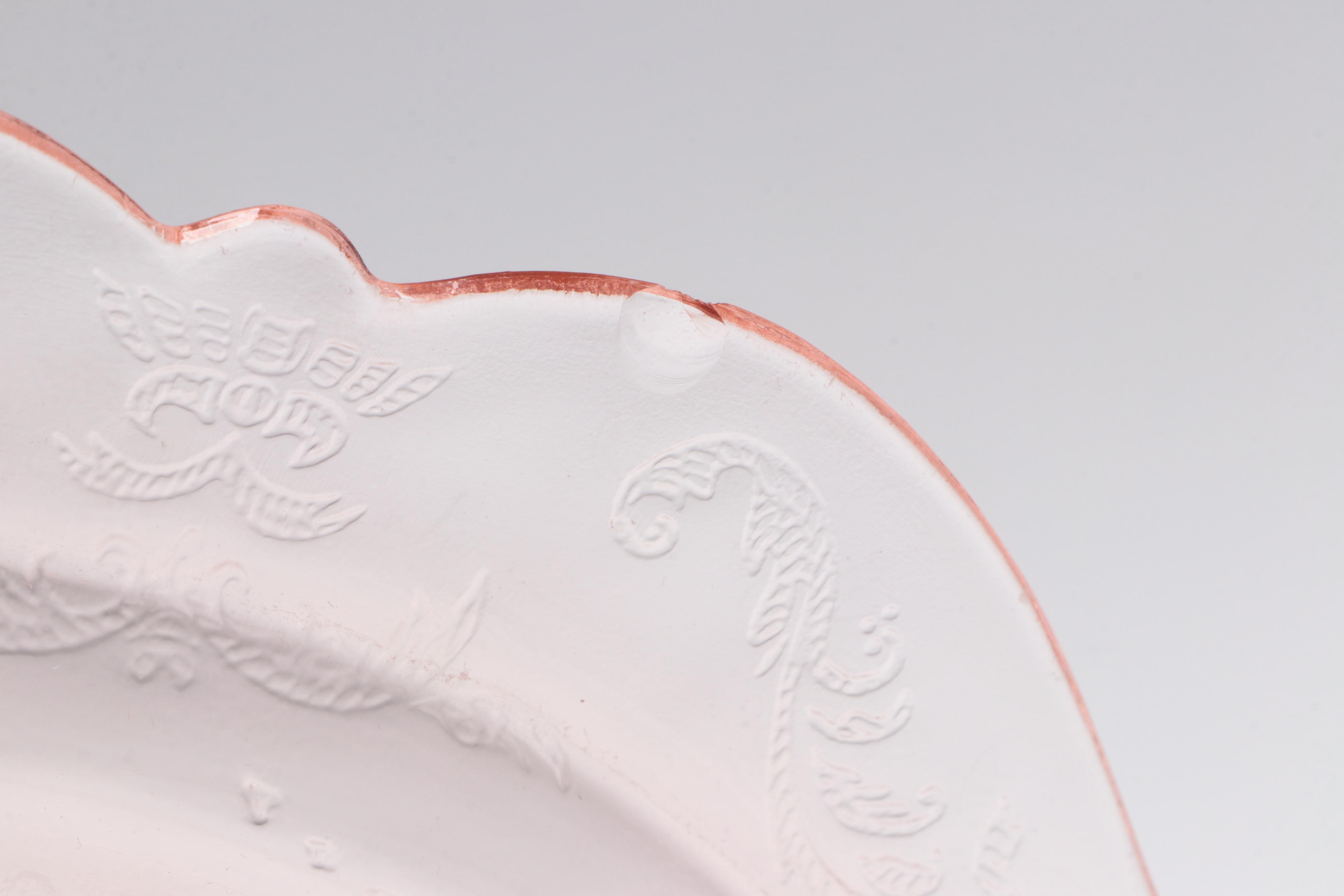 Anchor Hocking "Manhattan" Ball Pitcher with Other Pink Depression Glass