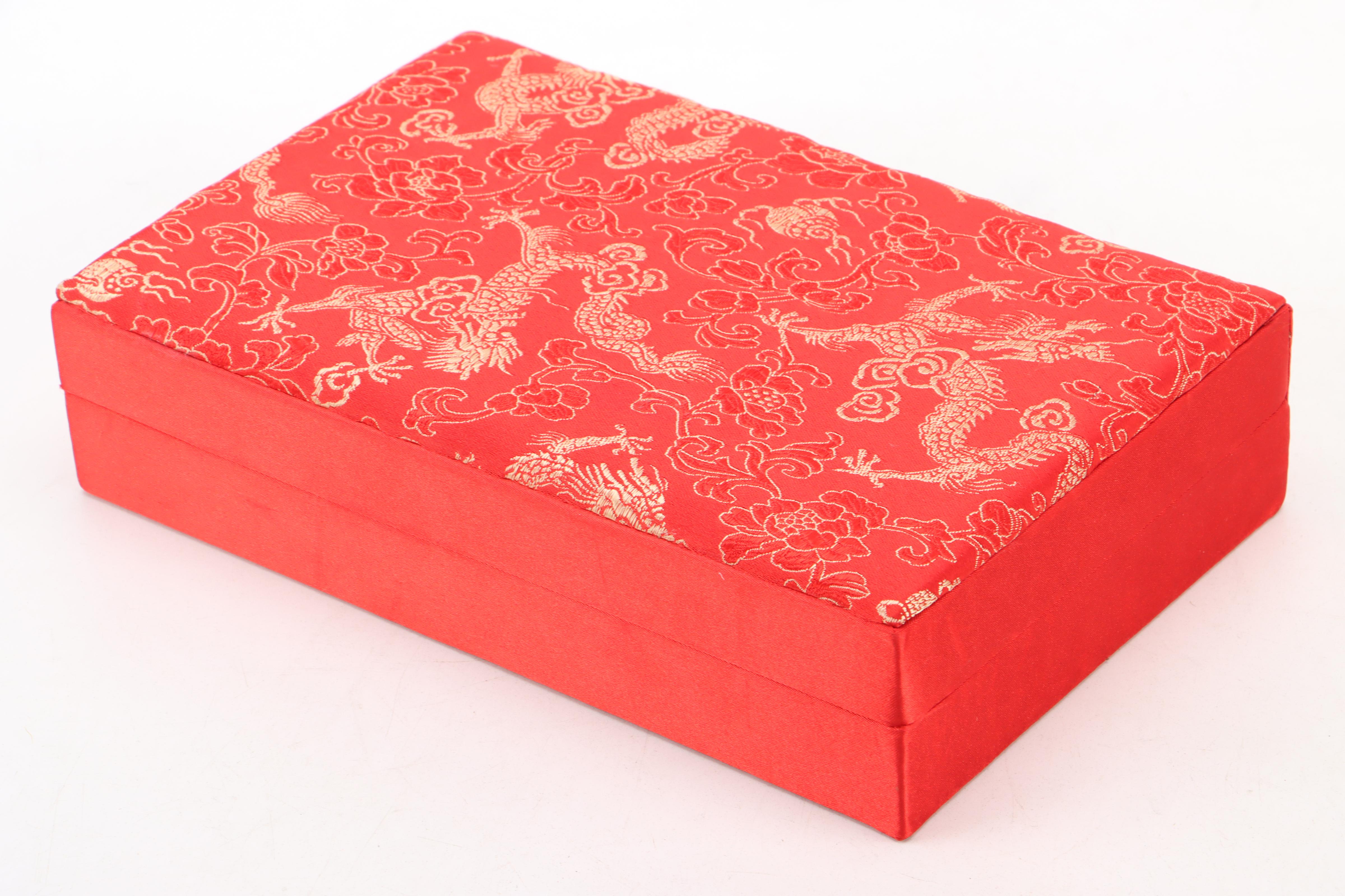 Lefton Ceramic Holly Reindeer and Sleigh with Cloisonné Panda Ornaments