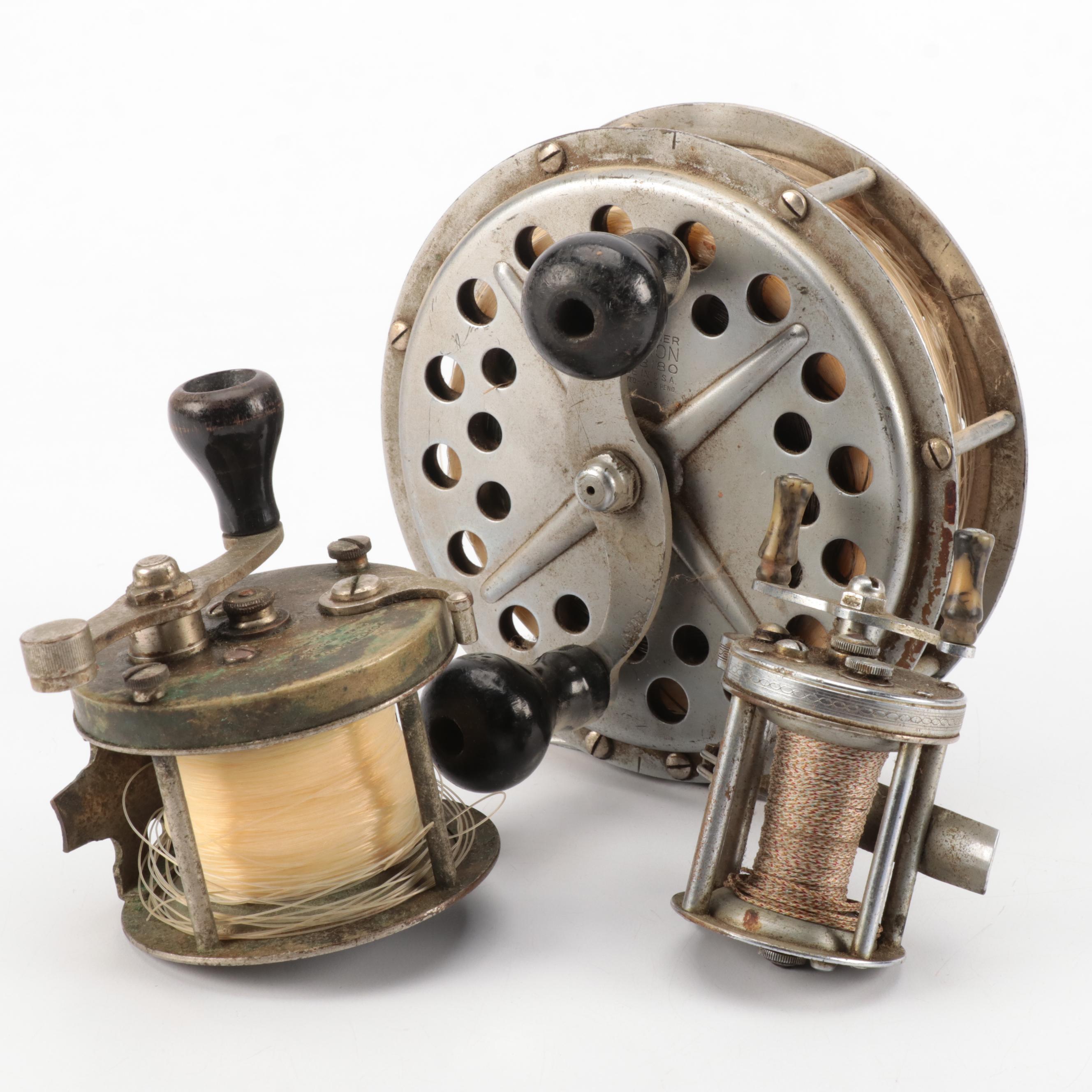 Pflueger Patron No. 3178 and Other Fishing Reels