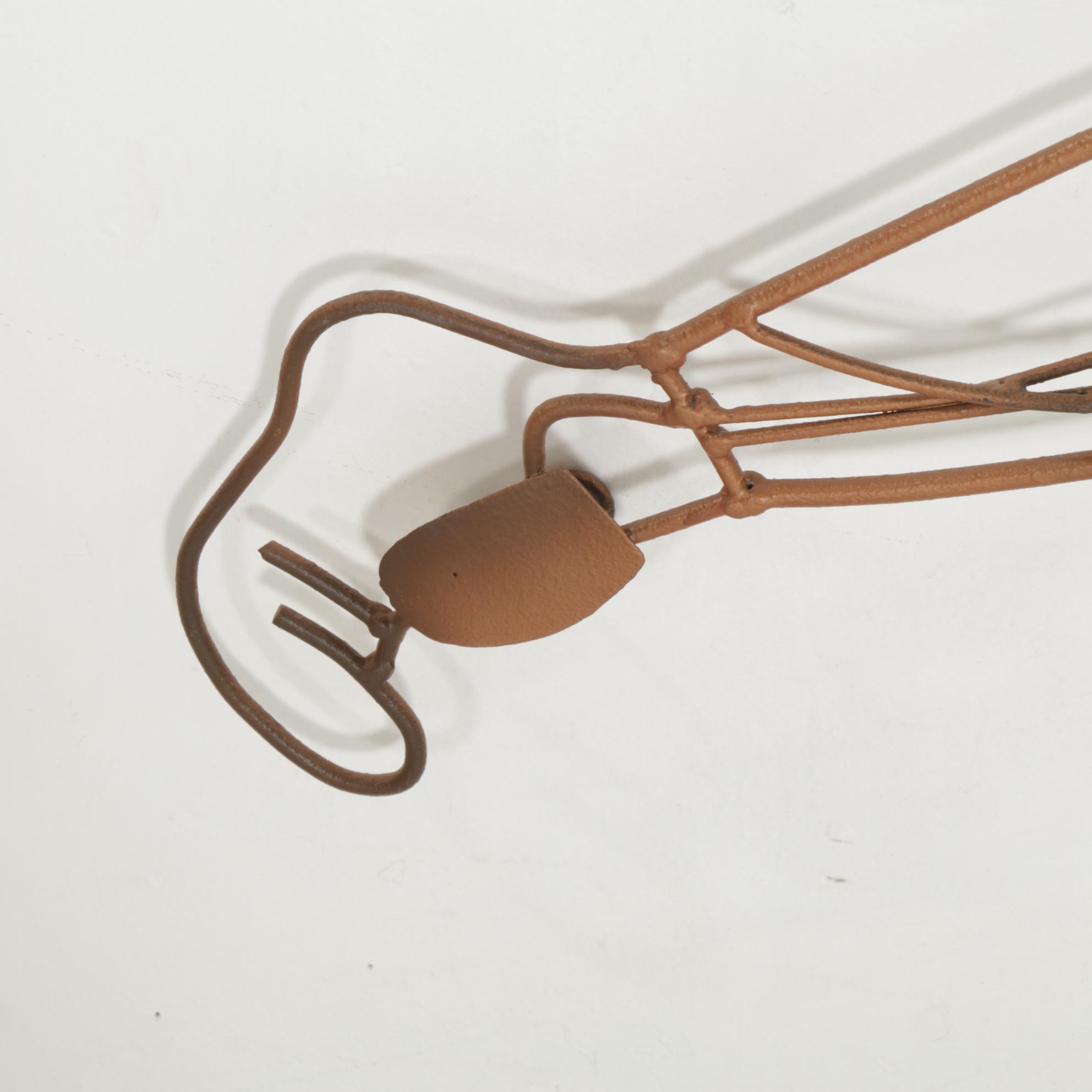 Metal Baseball Pitcher and Batter Wall Hangings