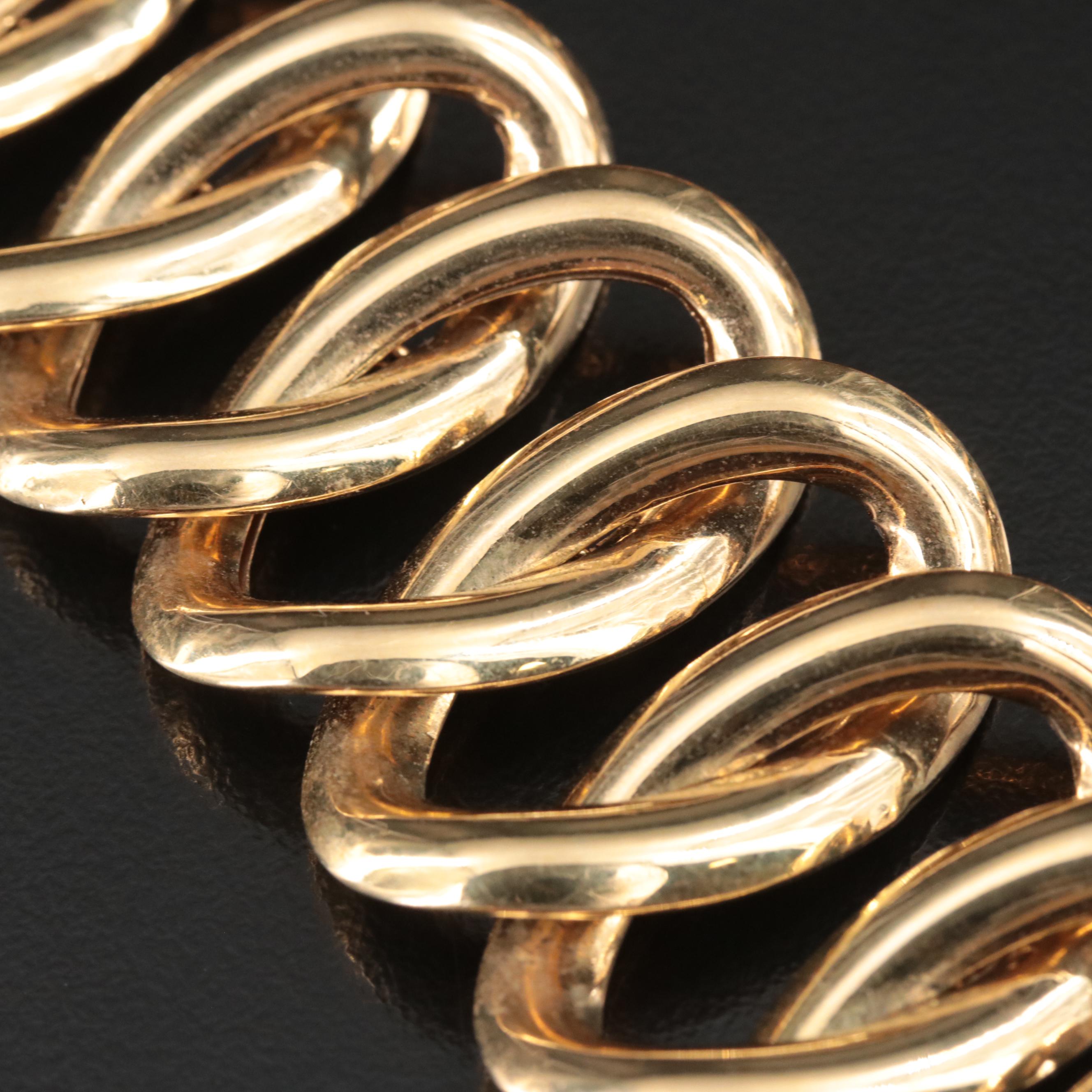 18K Oval Link Necklace