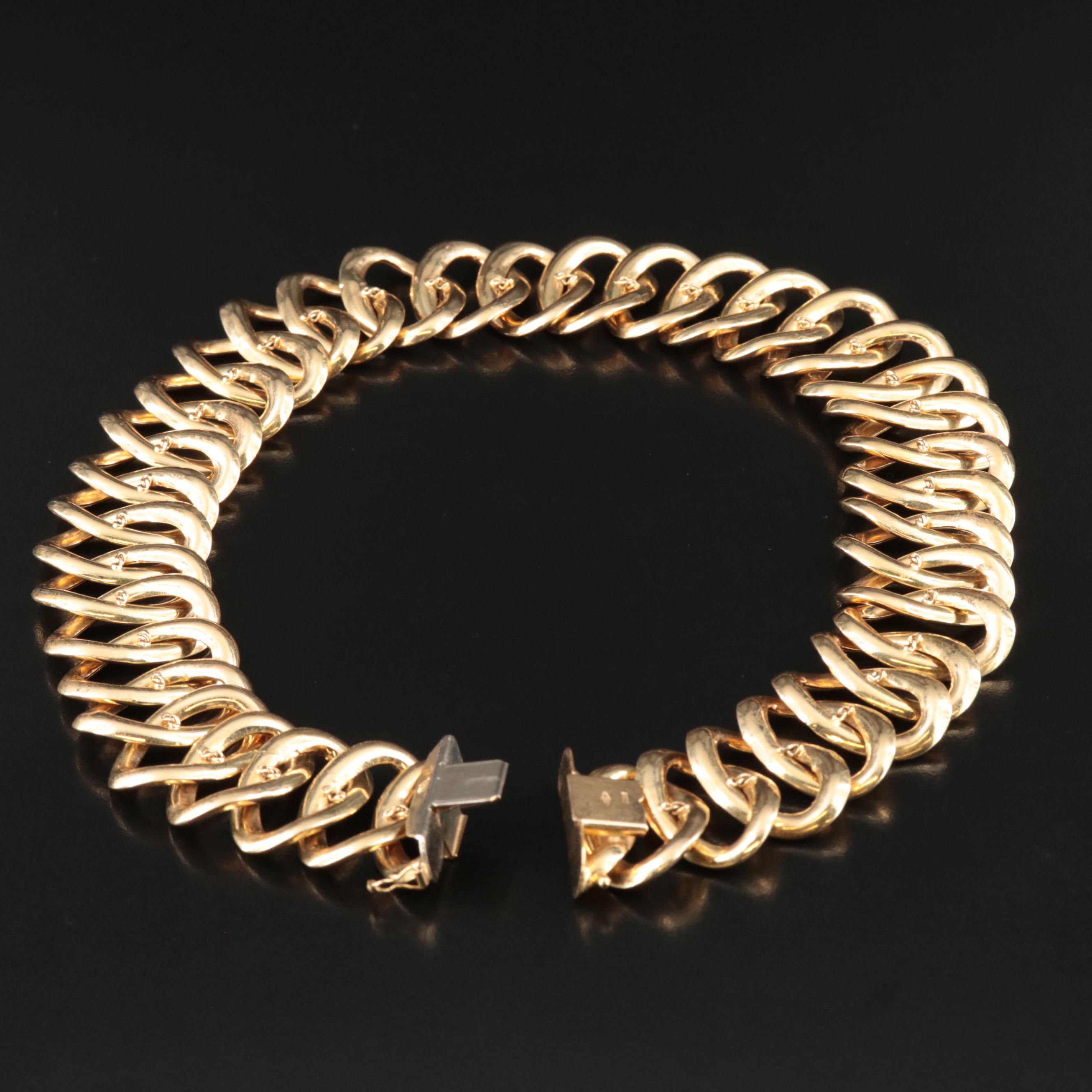 18K Oval Link Necklace