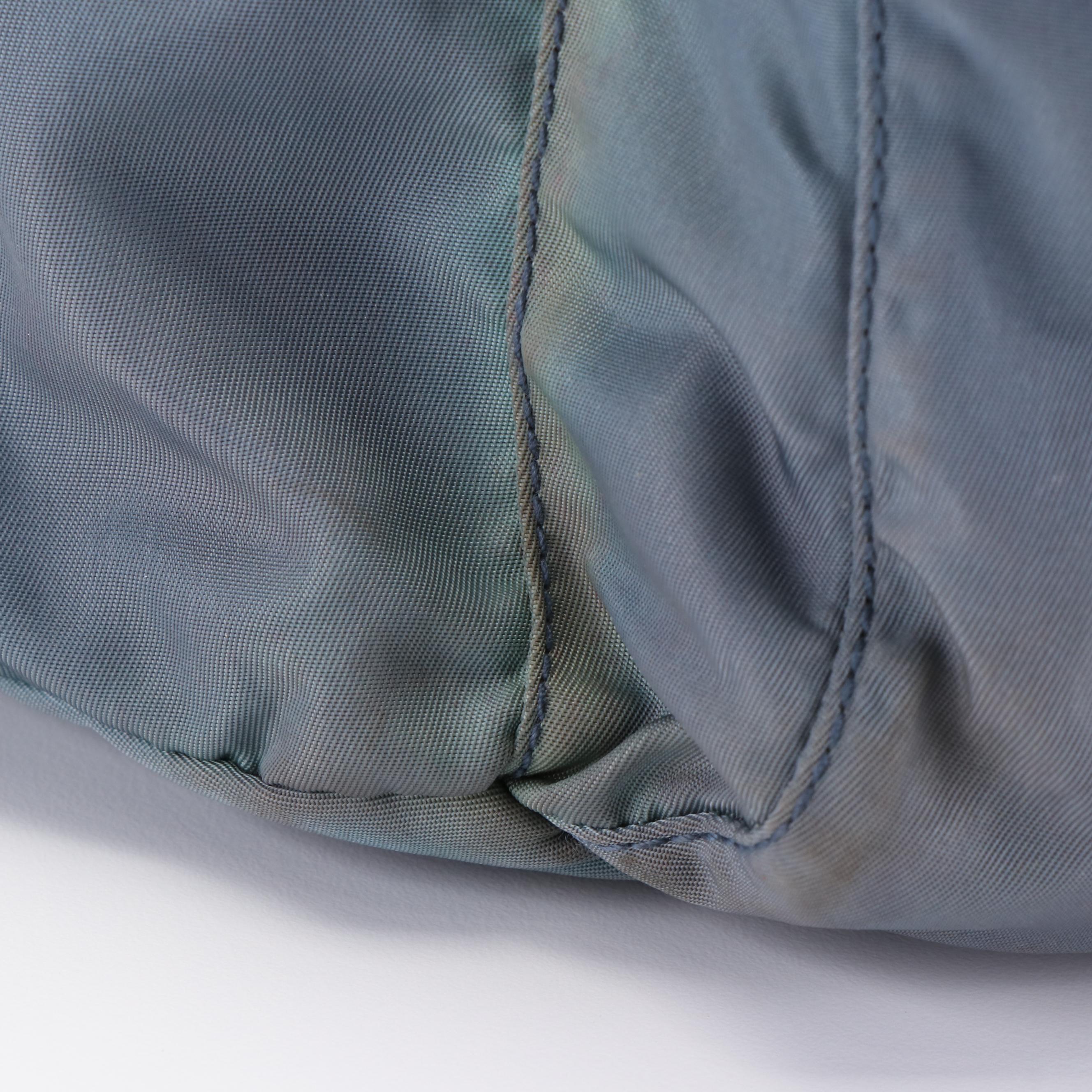 Prada Light Blue Nylon Backpack Bag