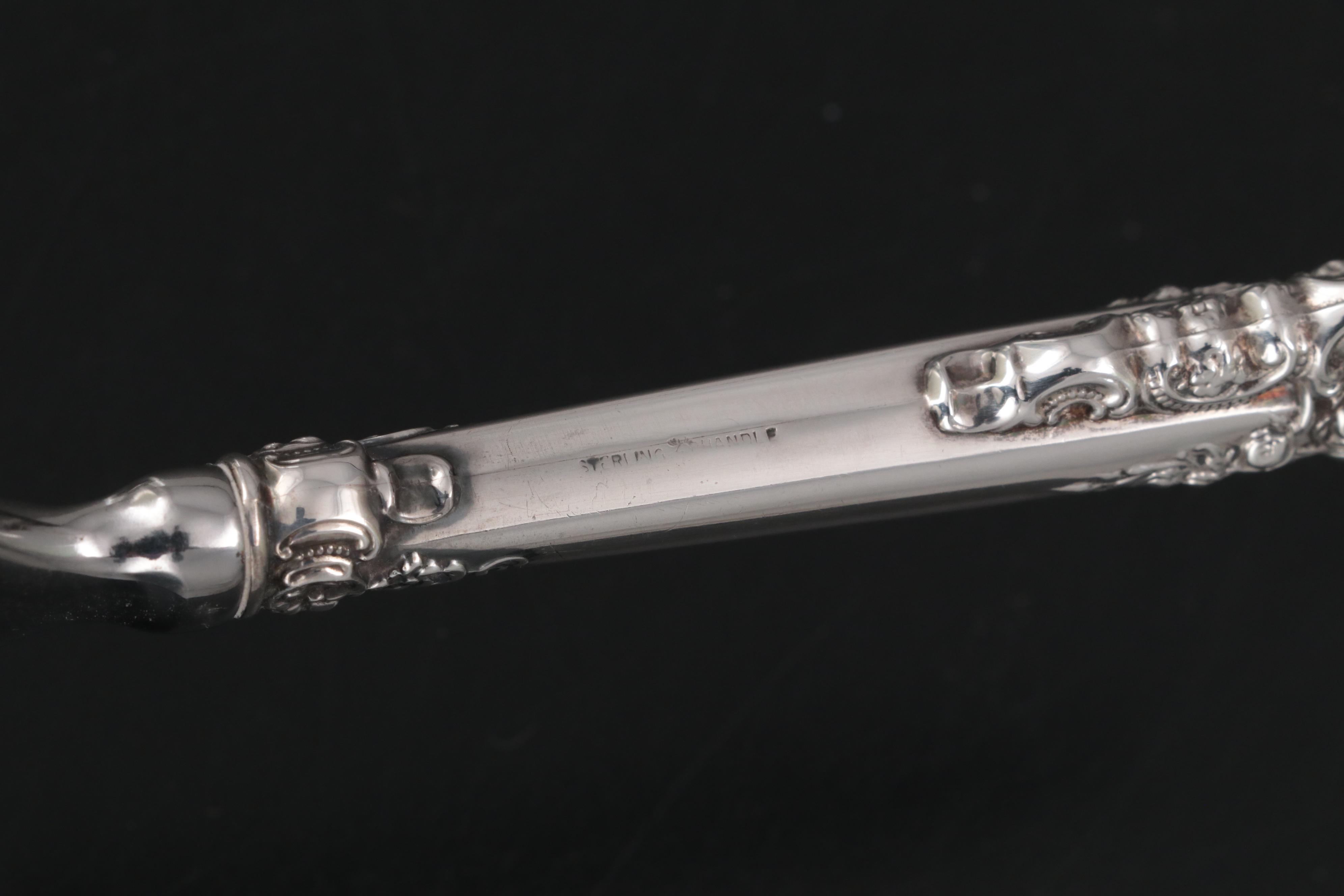 Wallace Silver "Grande Baroque" Sterling Silver Flatware, Late 20th Century