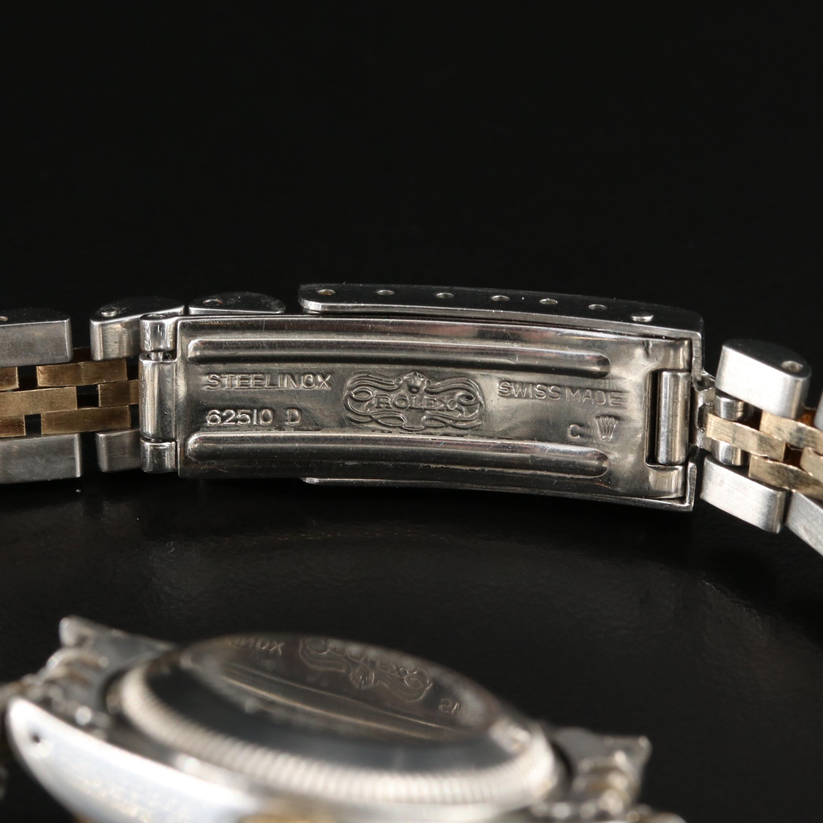 1977 Rolex Custom Mother-of-Pearl Diamond Dial and Bezel Datejust Watch