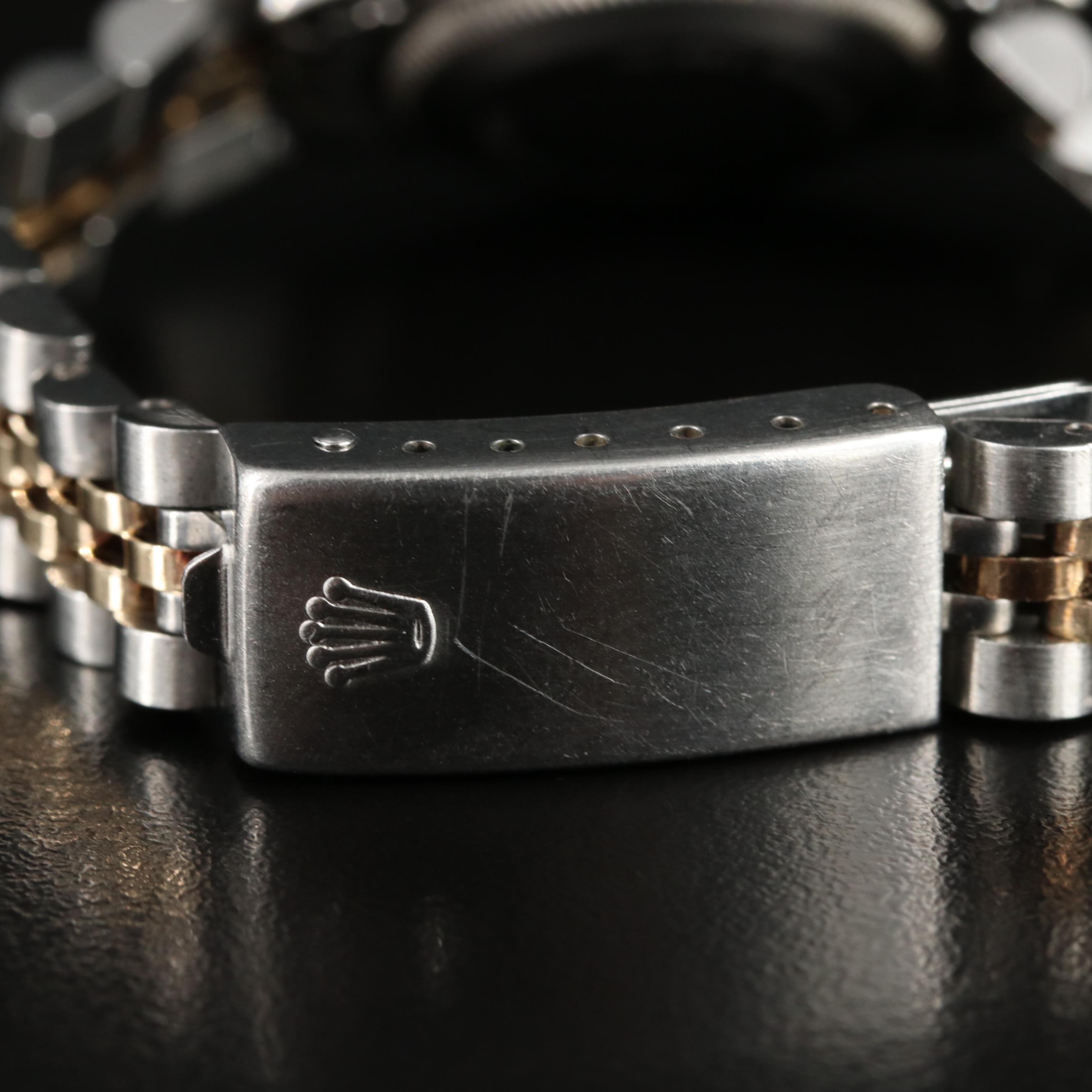 1977 Rolex Custom Mother-of-Pearl Diamond Dial and Bezel Datejust Watch