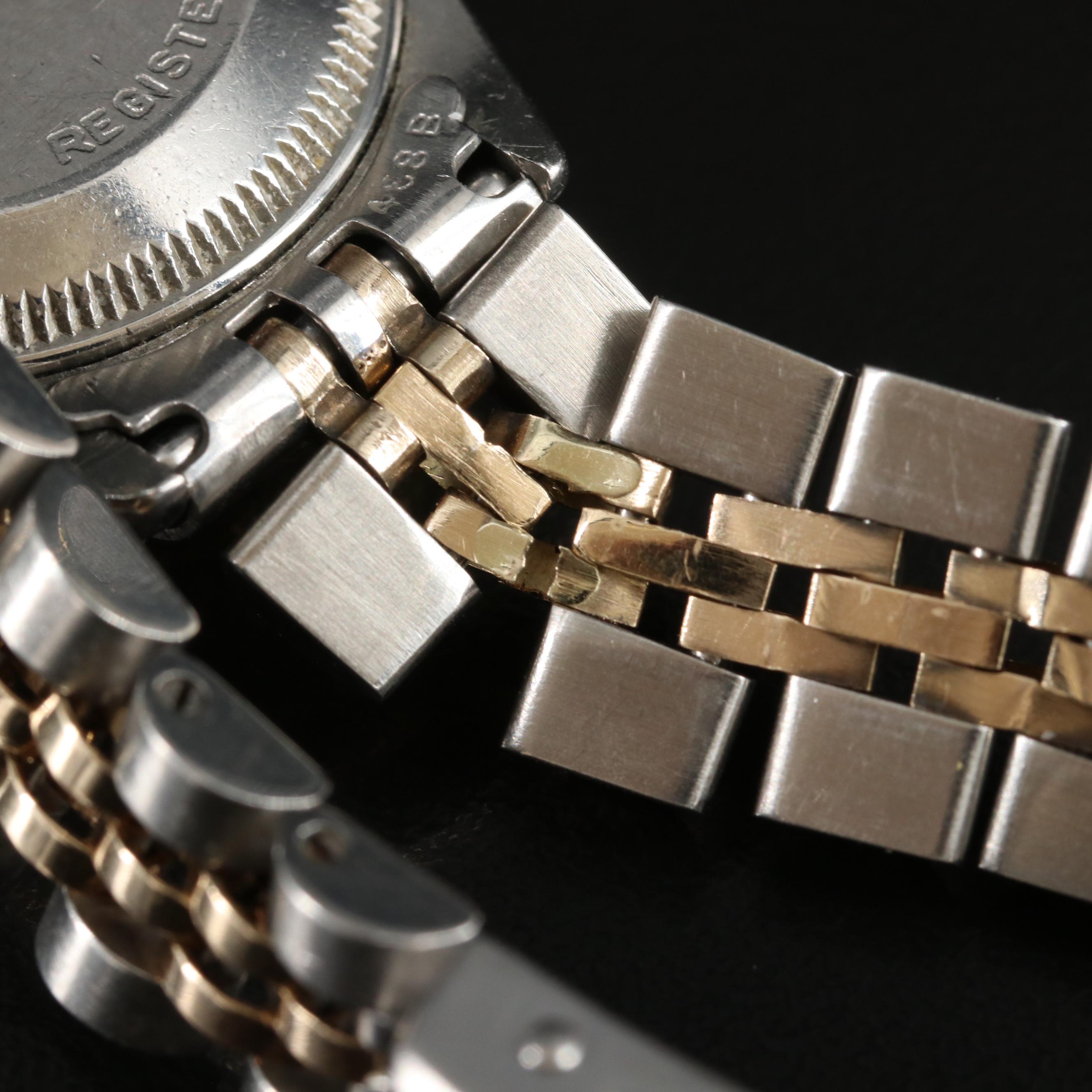 1977 Rolex Custom Mother-of-Pearl Diamond Dial and Bezel Datejust Watch
