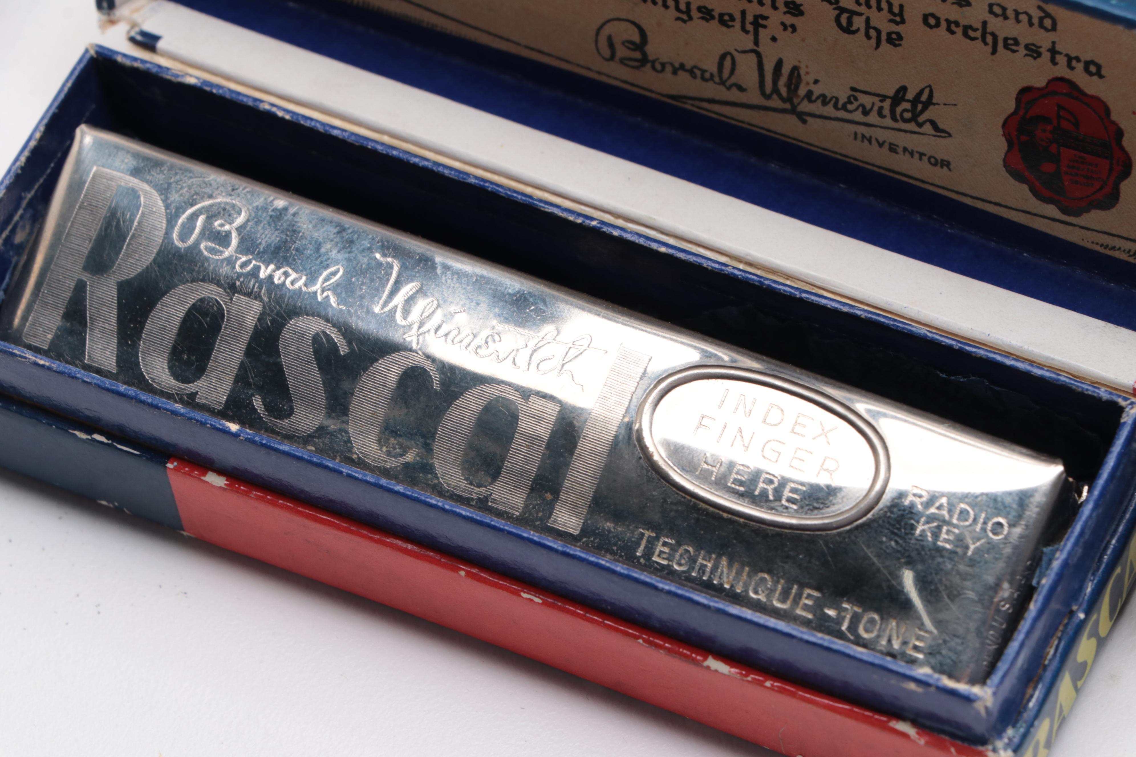 Hohner, Borrah Minevitch, William Kratt with Other Harmonicas and Sheet Music