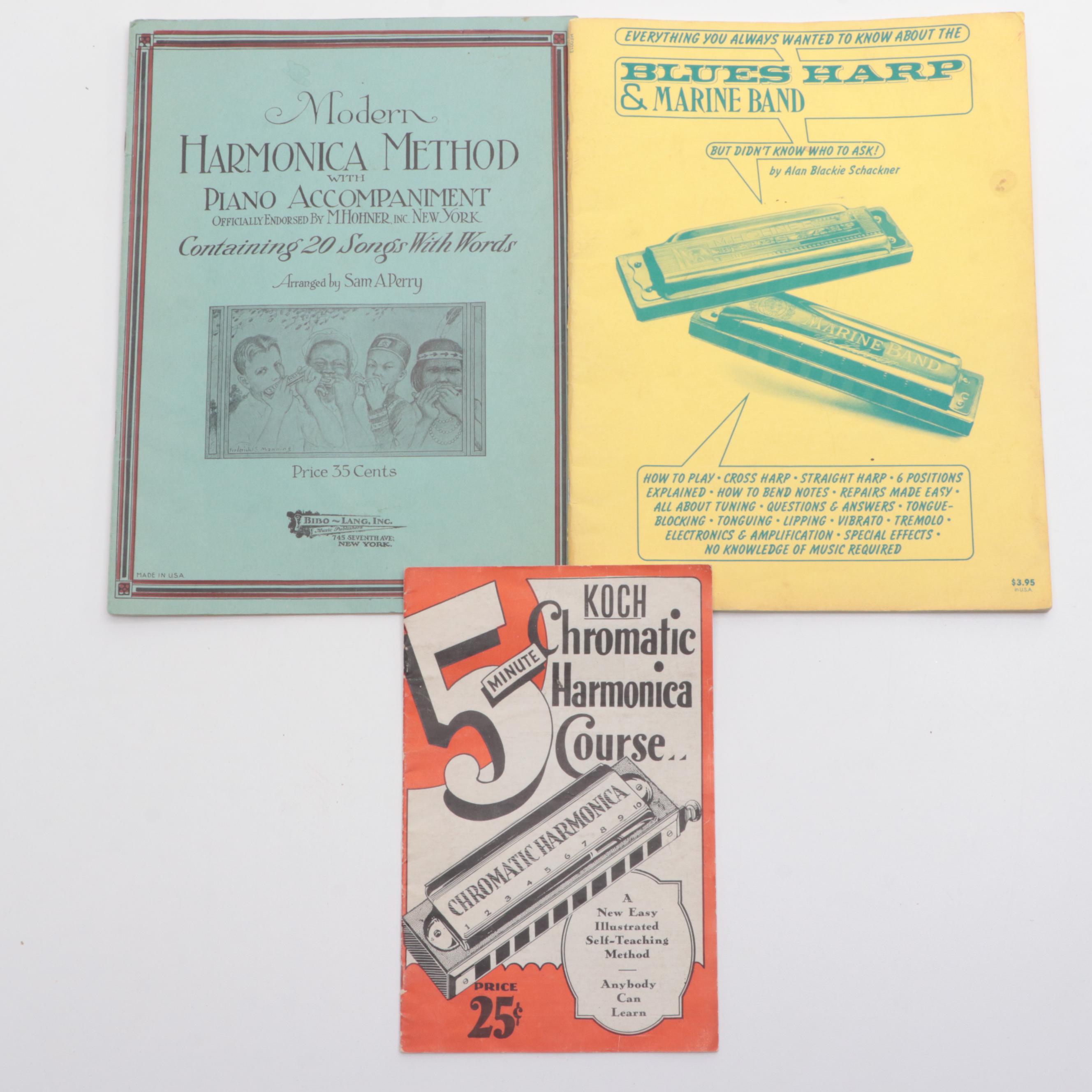 Hohner, Borrah Minevitch, William Kratt with Other Harmonicas and Sheet Music