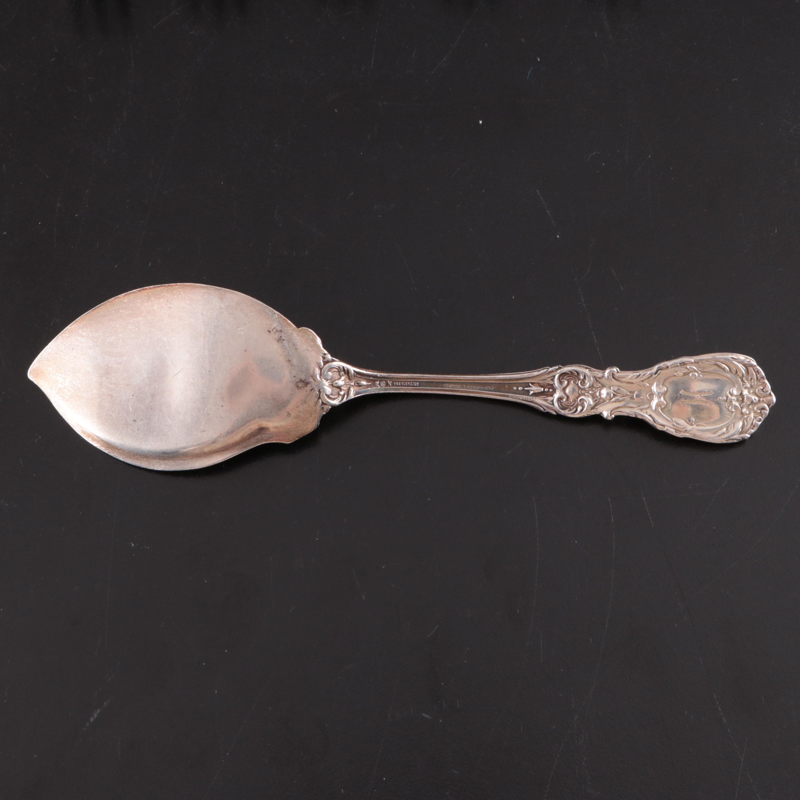 Reed & Barton Jelly Trowel and Watrous Sterling Spoons and Silver Plate Flatware