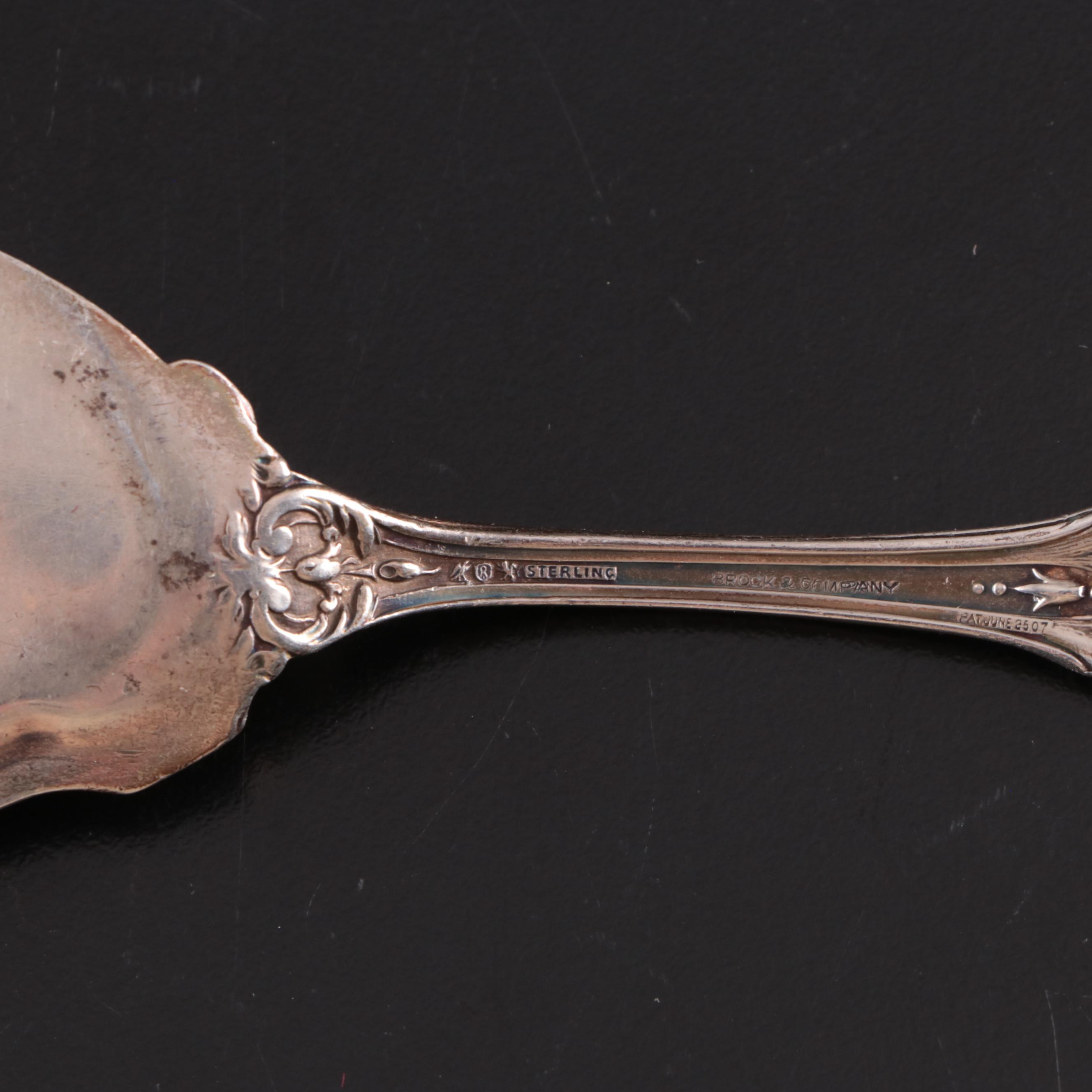 Reed & Barton Jelly Trowel and Watrous Sterling Spoons and Silver Plate Flatware