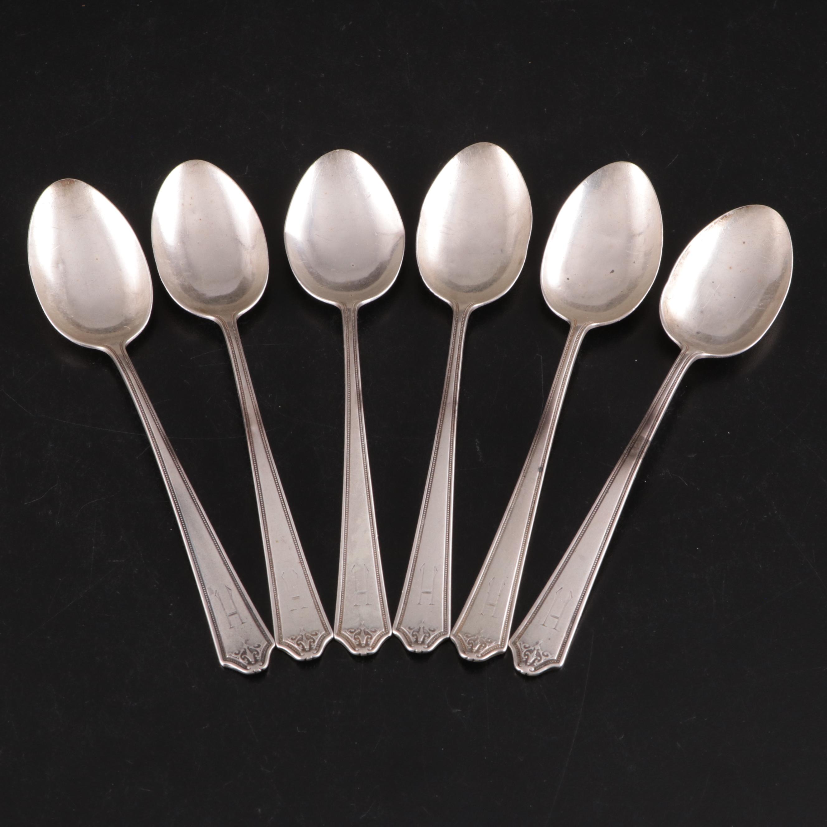 Reed & Barton Jelly Trowel and Watrous Sterling Spoons and Silver Plate Flatware