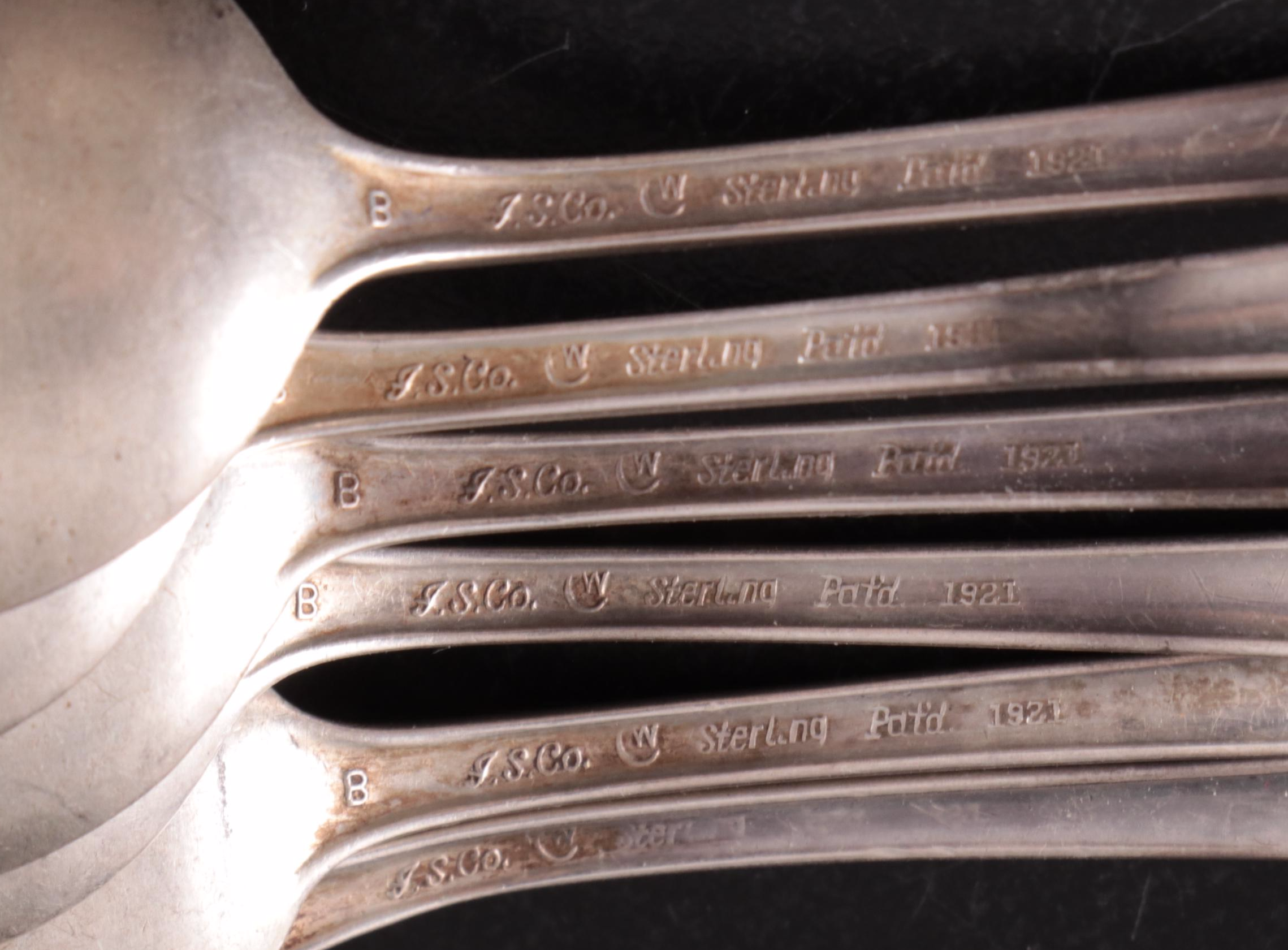 Reed & Barton Jelly Trowel and Watrous Sterling Spoons and Silver Plate Flatware