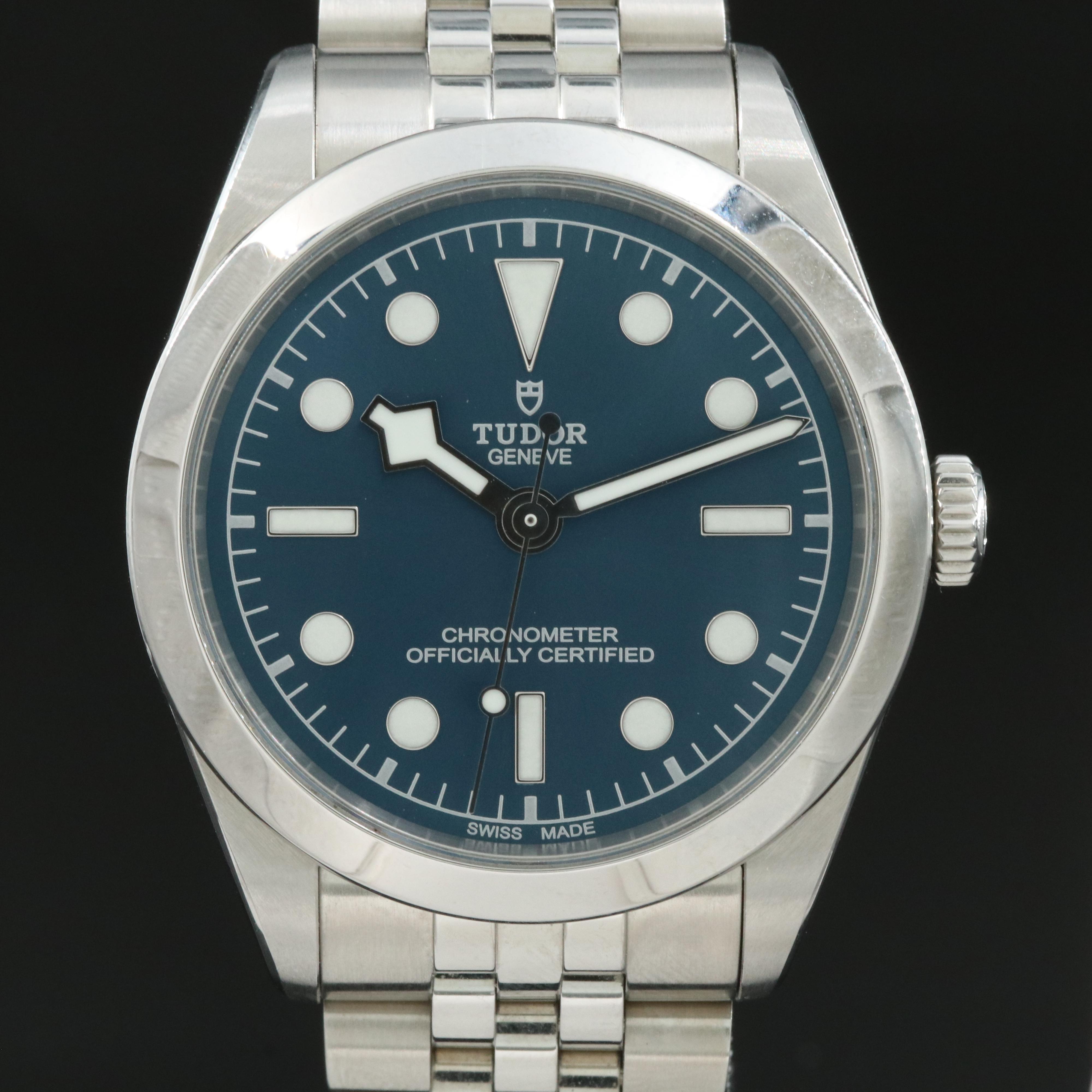 Tudor Black Bay 36 Blue Stainless Steel Watch