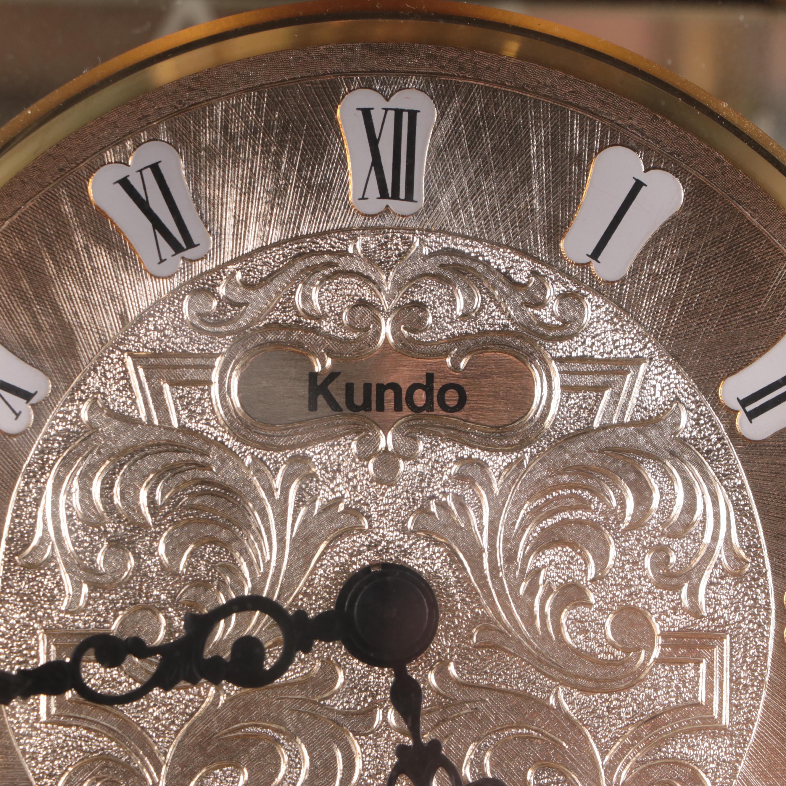 Kundo West German Brass Anniversary Clock