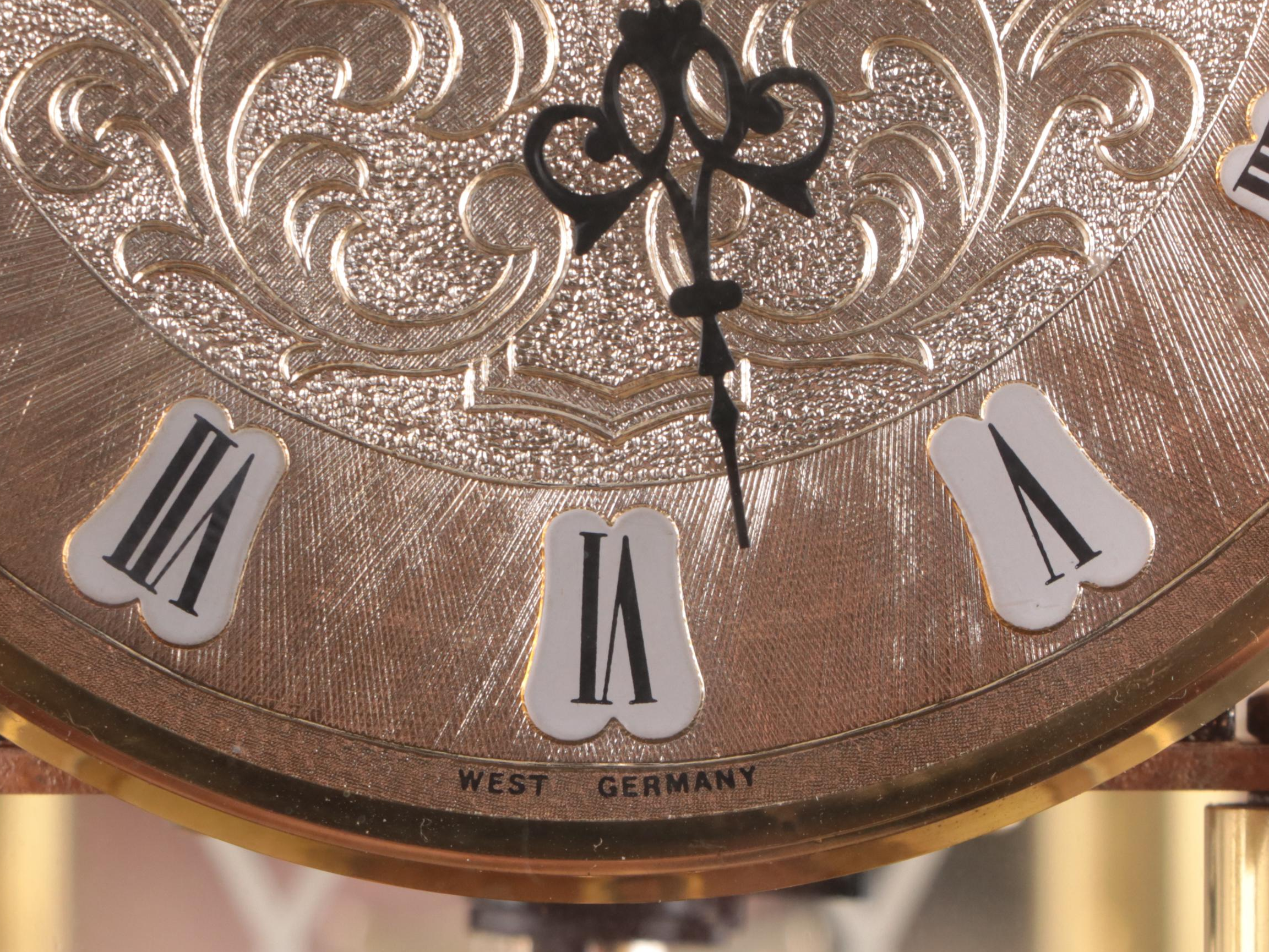 Kundo West German Brass Anniversary Clock