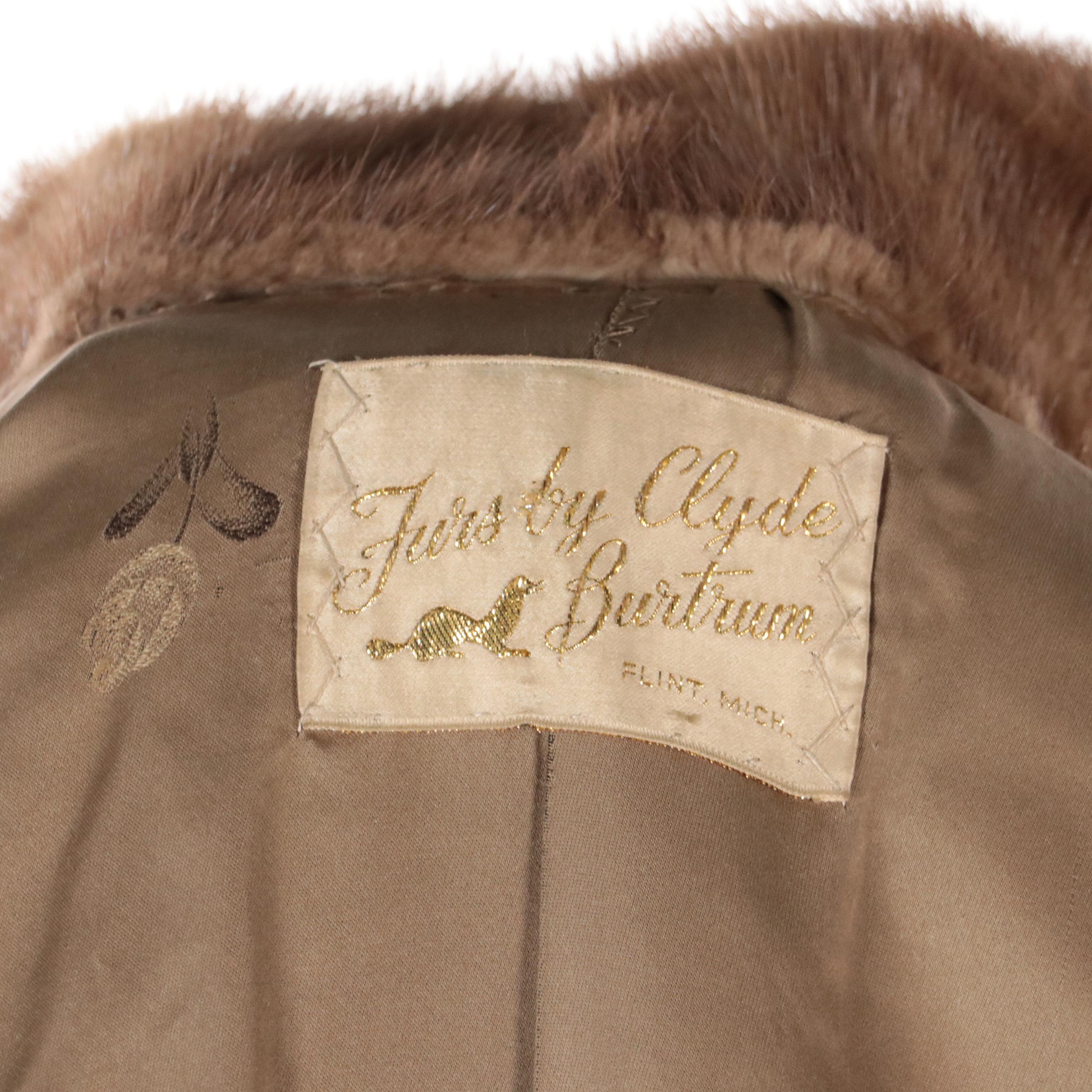 Furs by Clyde Burtrum Mink Fur Coat