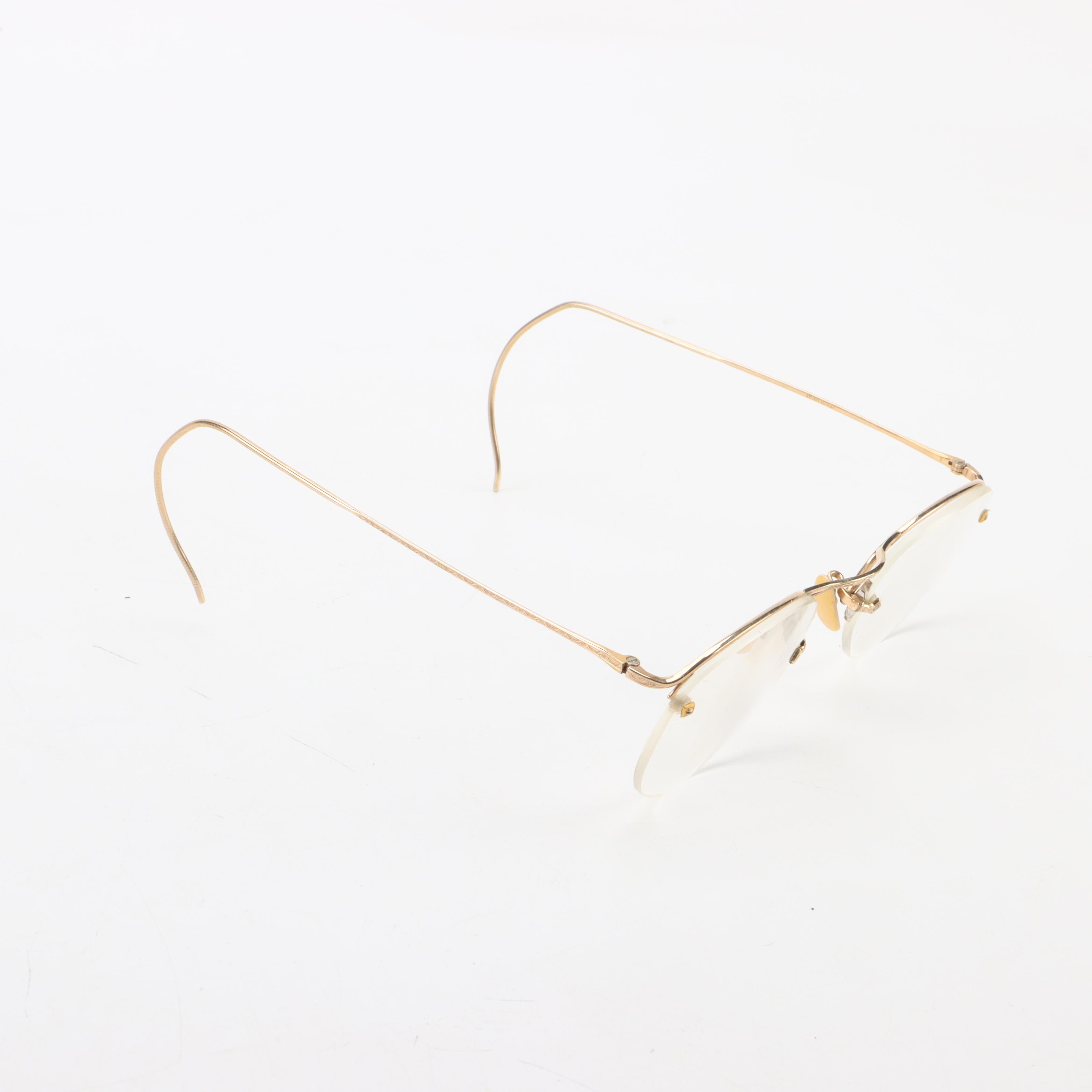 Assorted Wire Rim Spectacles in Cases, Mid-Late 20th Century