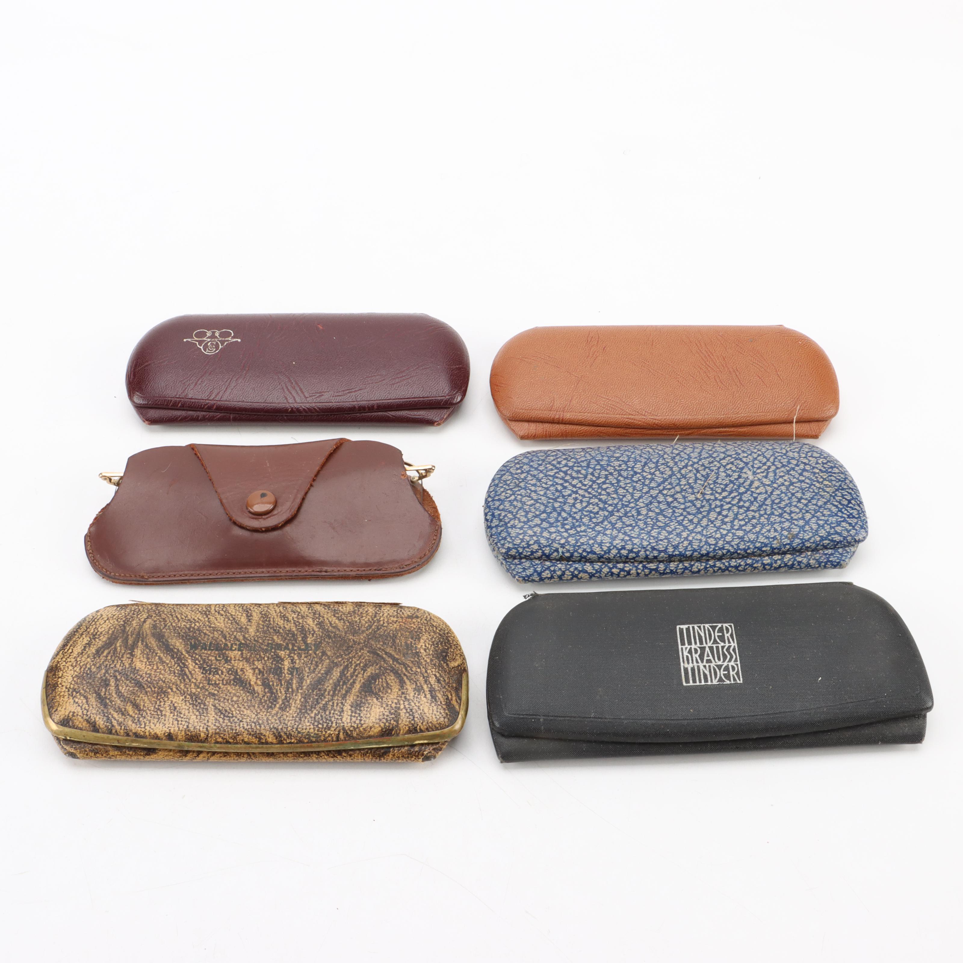 Assorted Wire Rim Spectacles in Cases, Mid-Late 20th Century