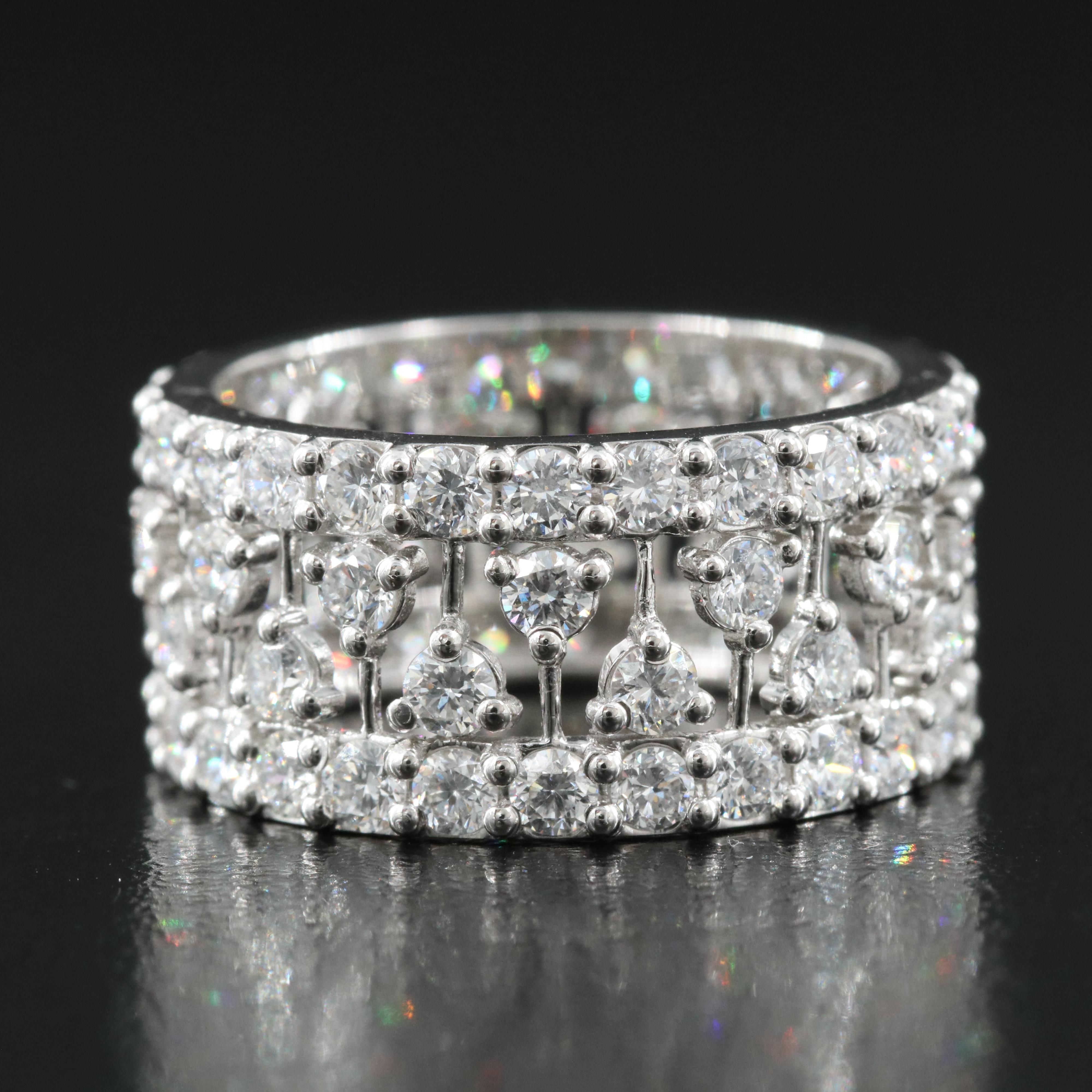 14K 3.05 CTW Lab Grown Diamond Eternity Band