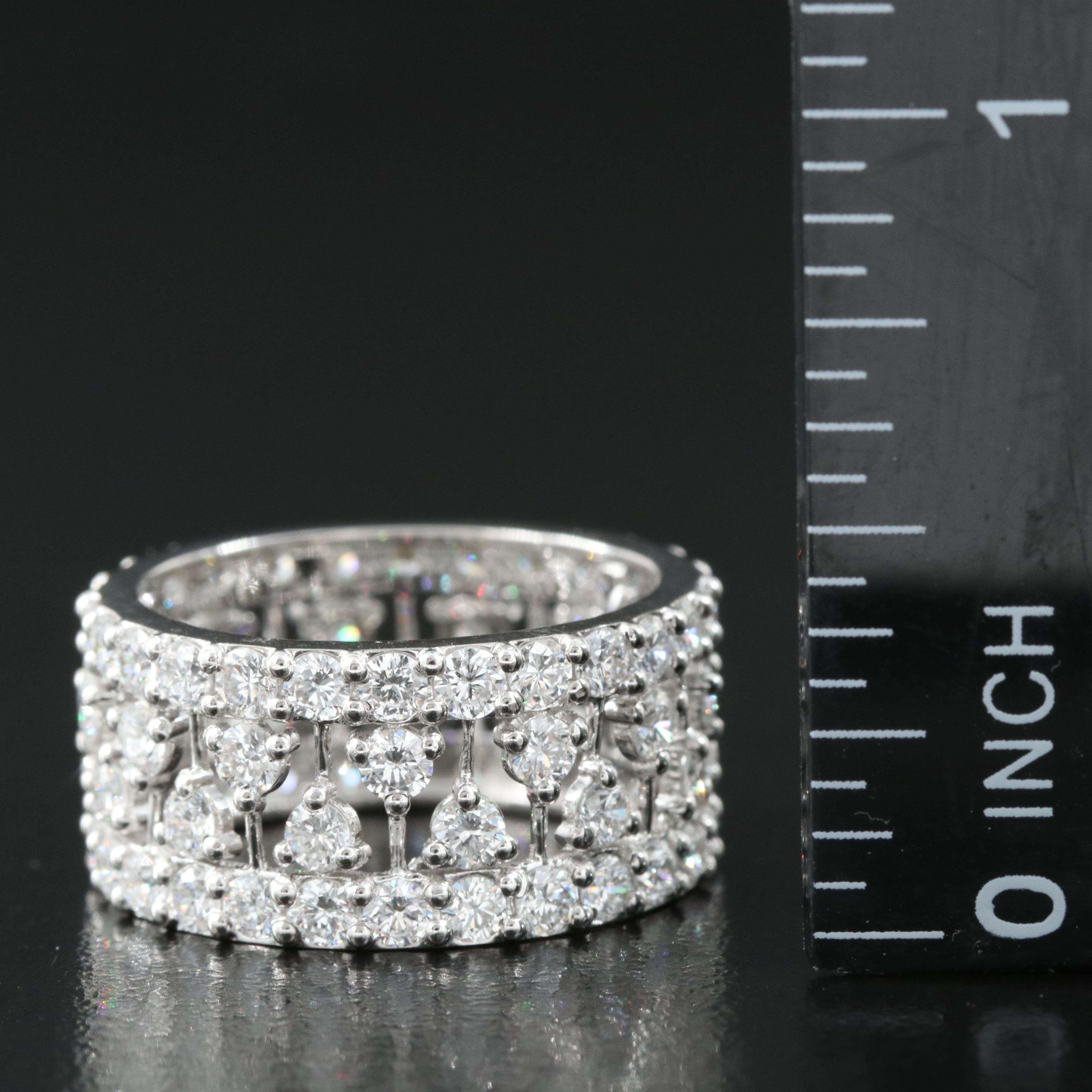 14K 3.05 CTW Lab Grown Diamond Eternity Band