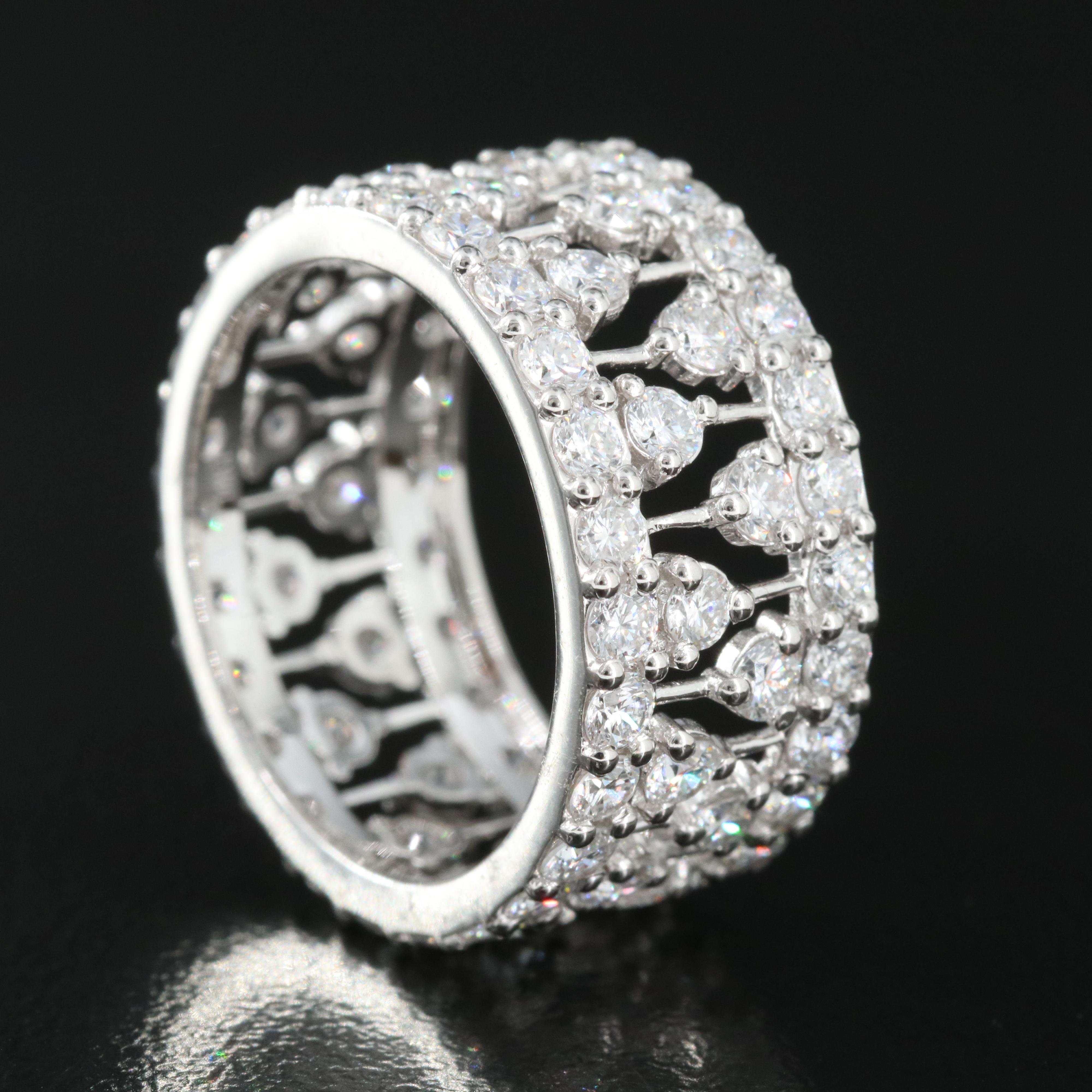 14K 3.05 CTW Lab Grown Diamond Eternity Band