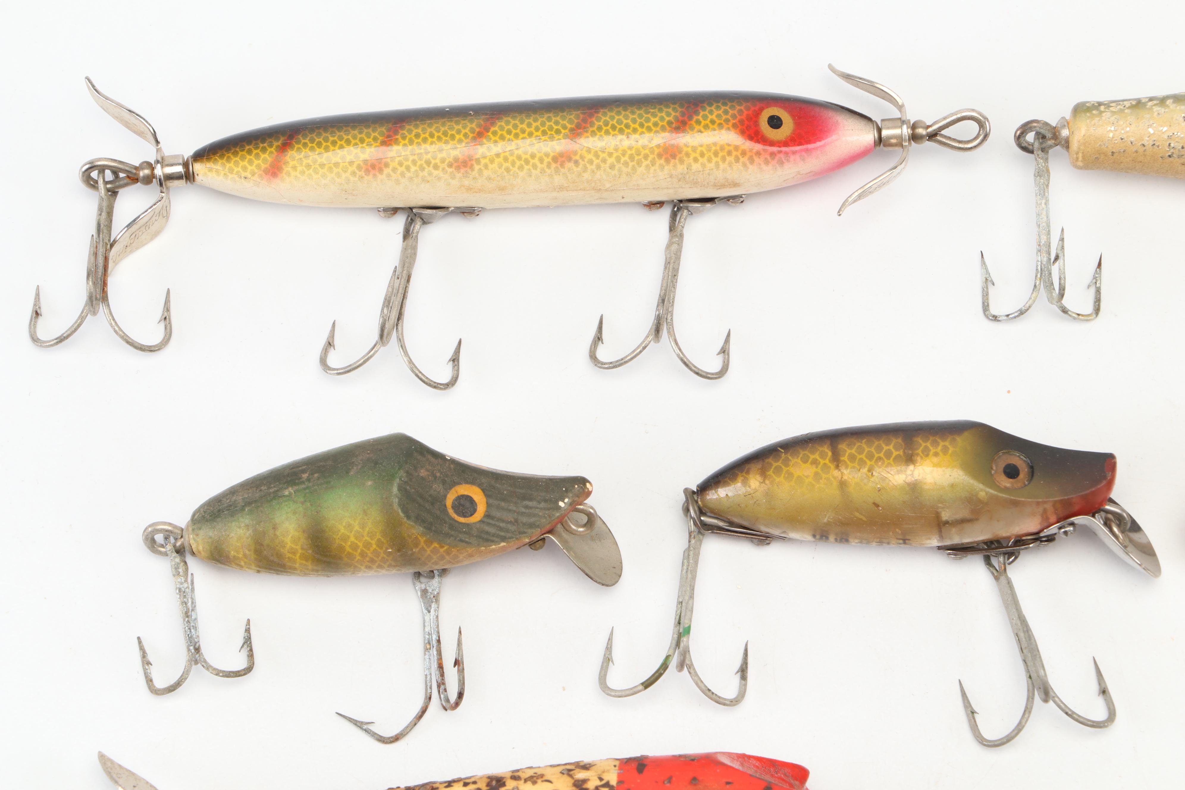 Heddon "Torpedo" and Assorted Fishing Lure Collection
