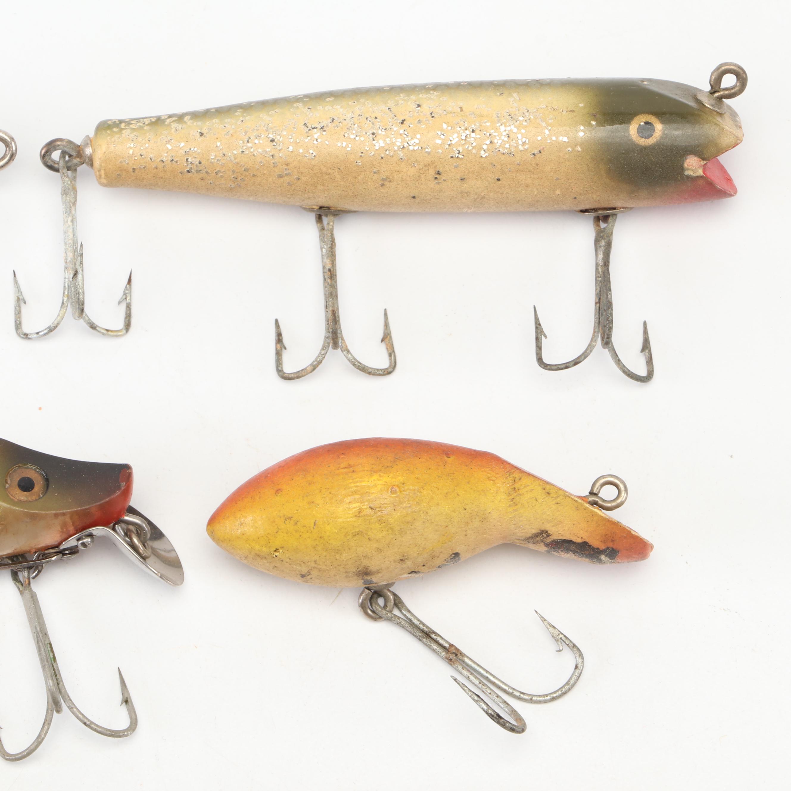 Heddon "Torpedo" and Assorted Fishing Lure Collection