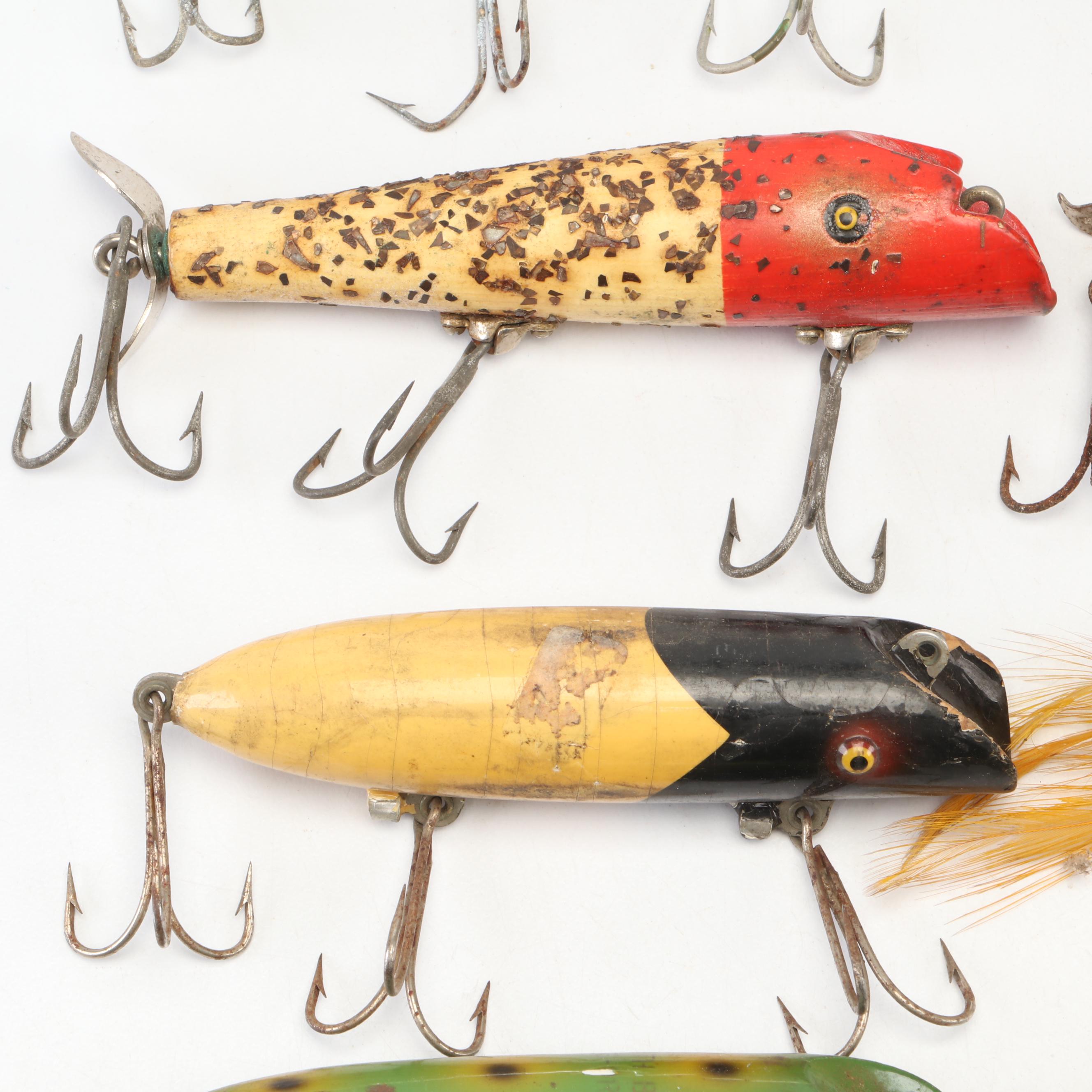 Heddon "Torpedo" and Assorted Fishing Lure Collection