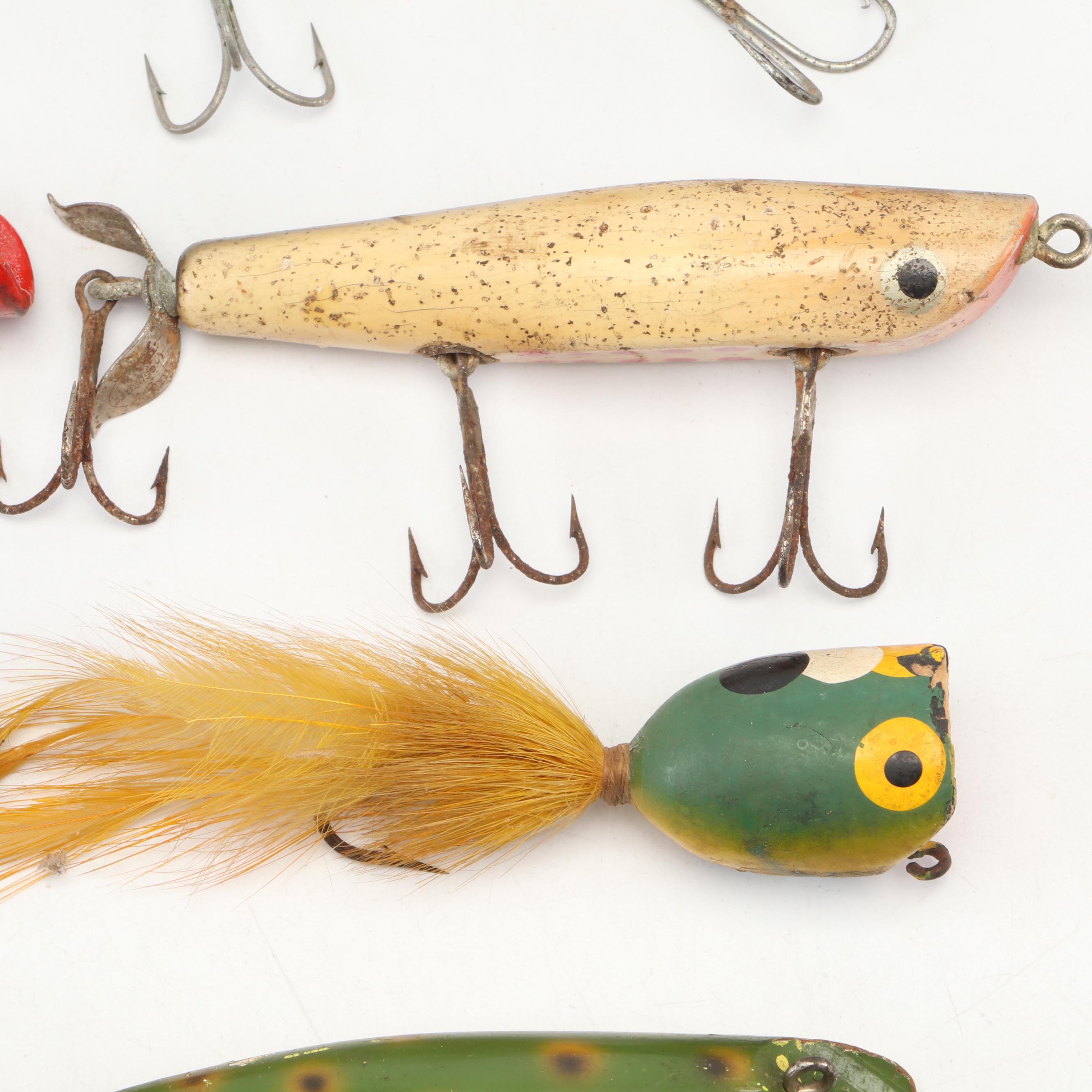 Heddon "Torpedo" and Assorted Fishing Lure Collection