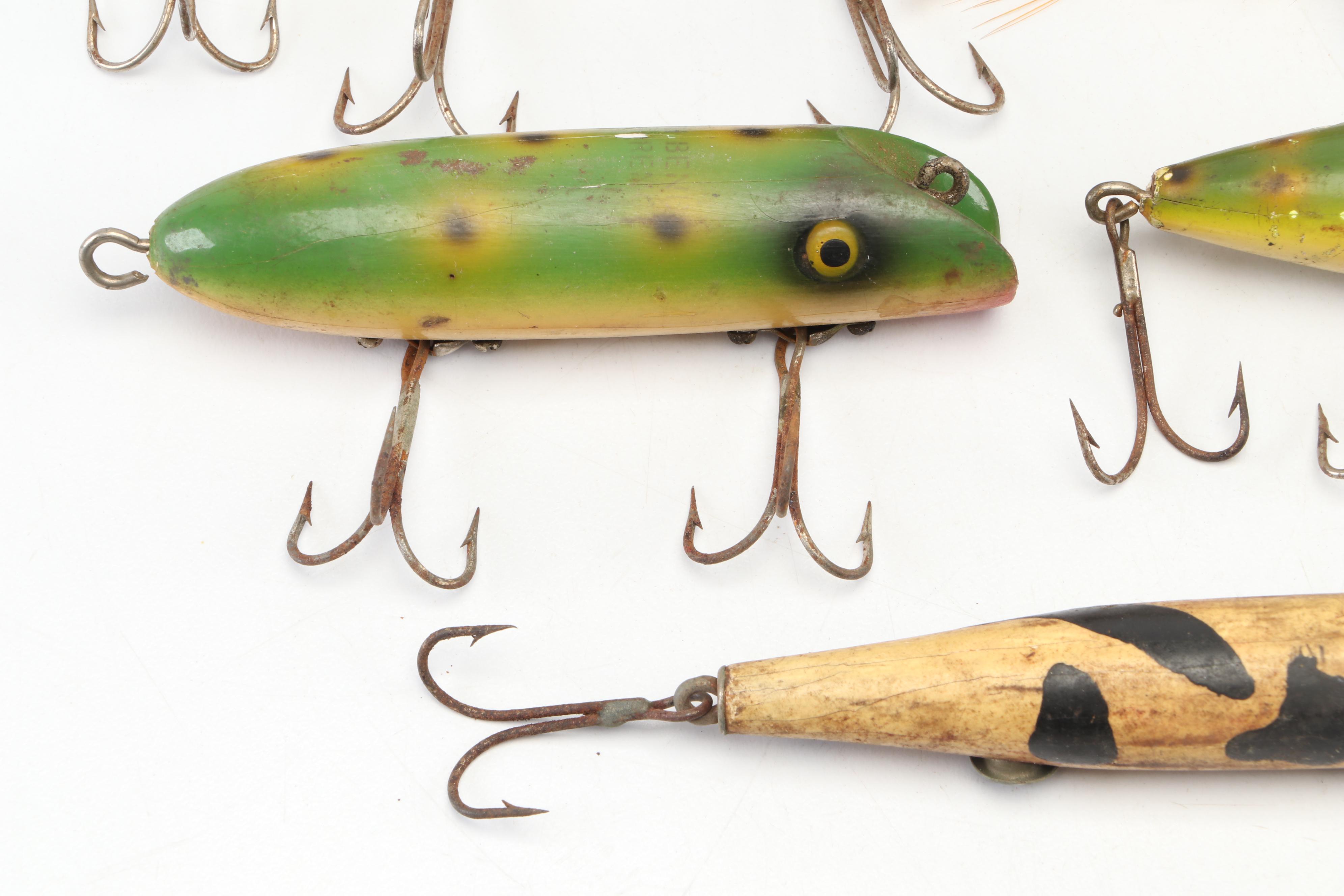 Heddon "Torpedo" and Assorted Fishing Lure Collection