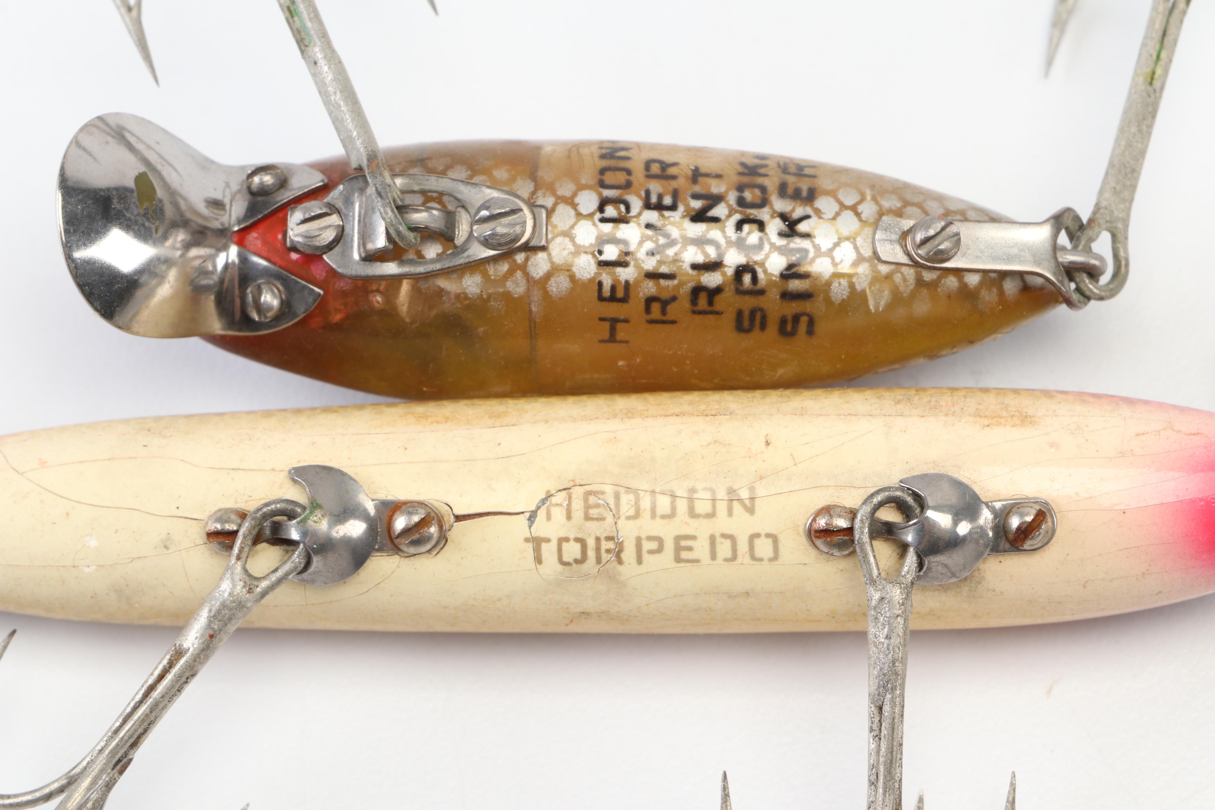 Heddon "Torpedo" and Assorted Fishing Lure Collection