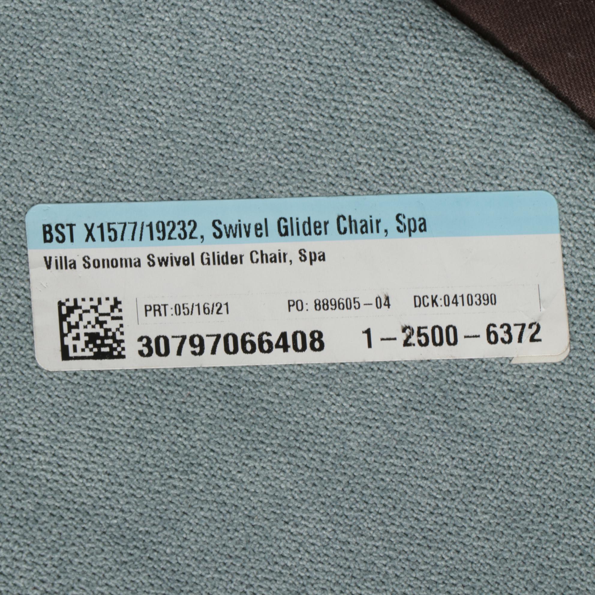 Villa Sonoma Swivel Glider Chair EBTH