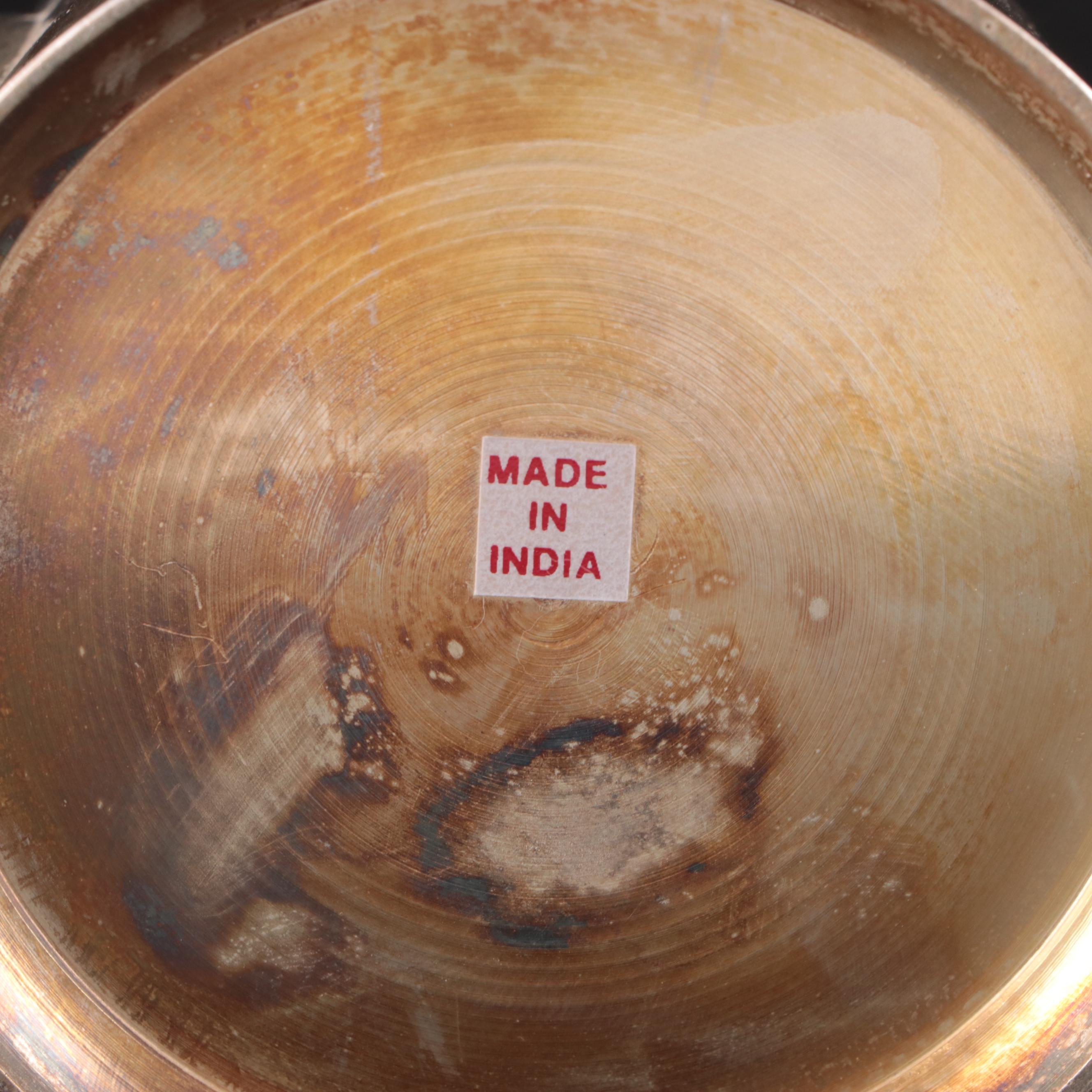 Godinger Silver Art Co. Ltd. Silver Plate Square Tray with Silver Plate Tea Set