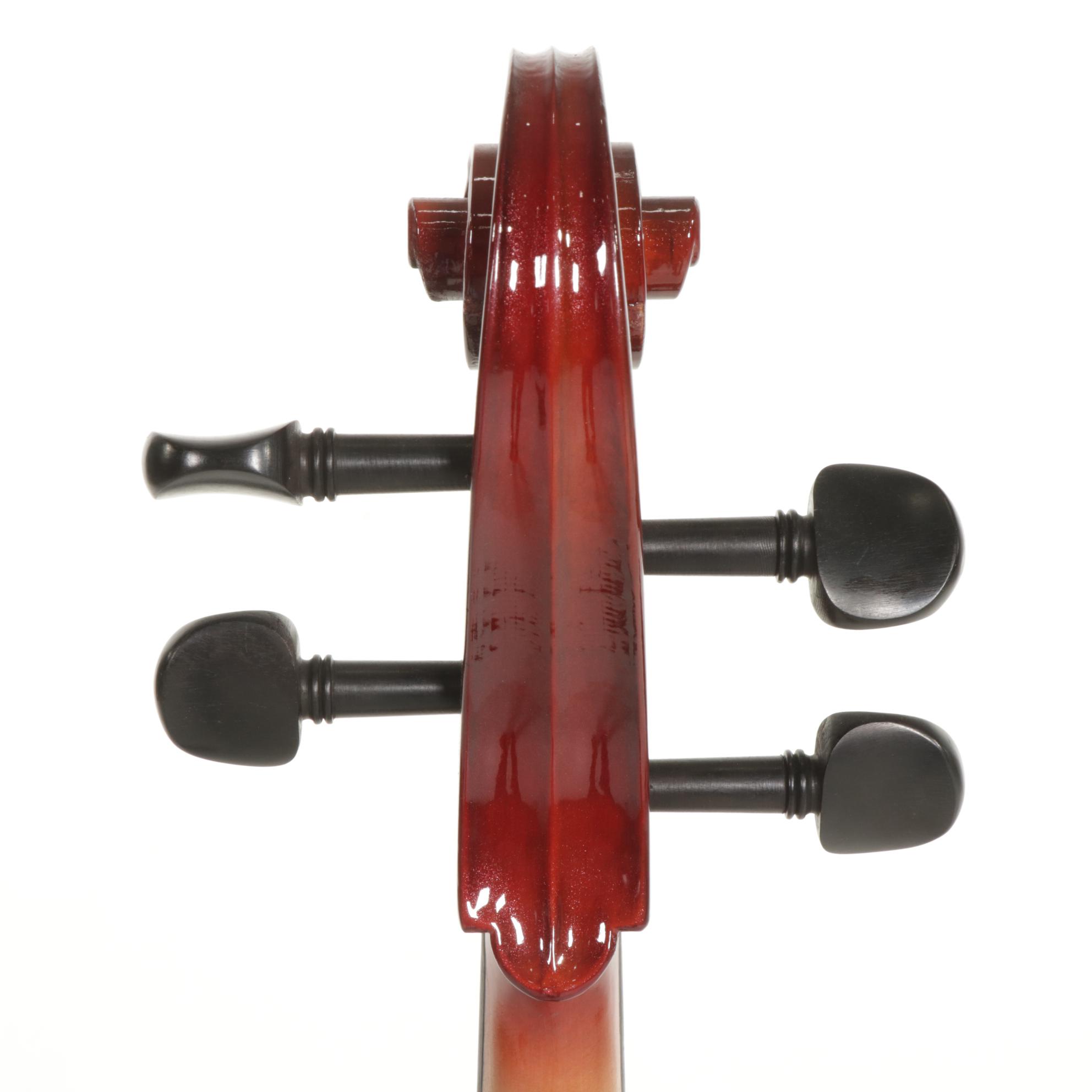 Cecilio Electric Cello With Nylon Case and Fender Amp